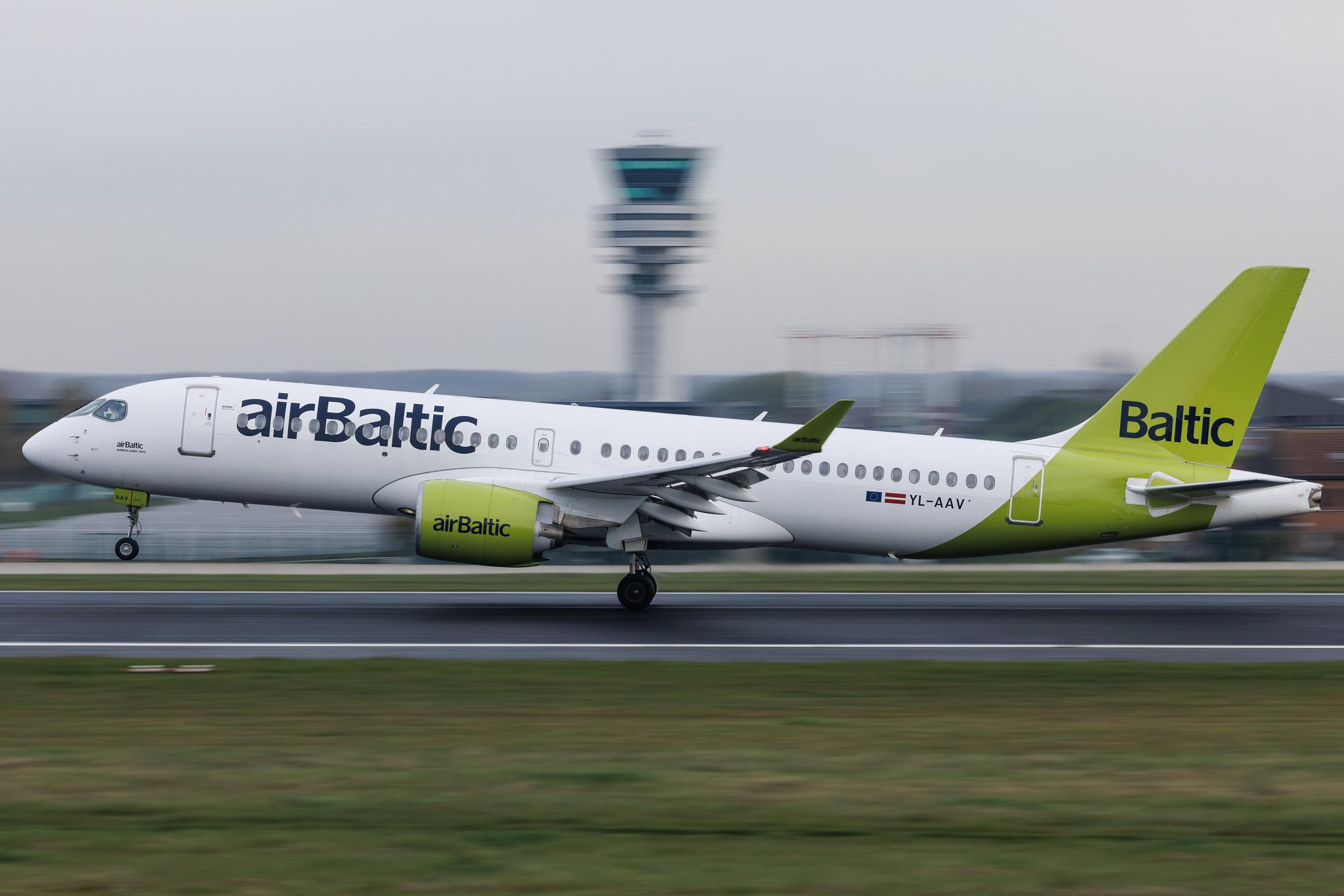Brussels Airport: Air Baltic (BT / BTI) | Airbus A220-300 BCS3 | YL-AAV | MSN 55071