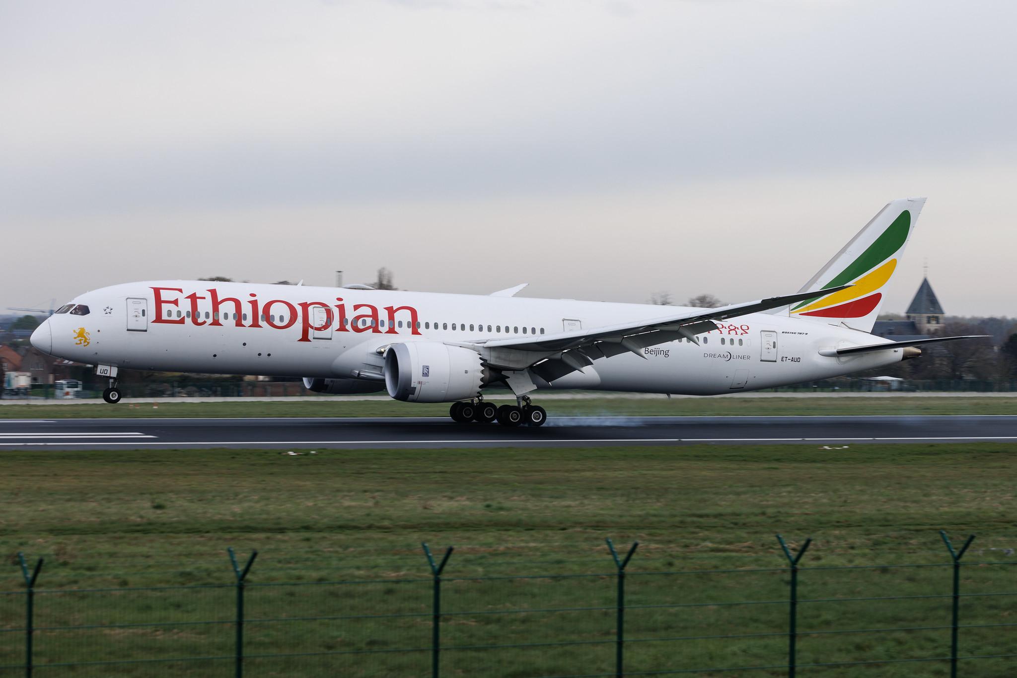 Brussels Airport: Ethiopian Airlines (ET / ETH) |  Boeing 787-9 Dreamliner B789 | ET-AUO | MSN 38778