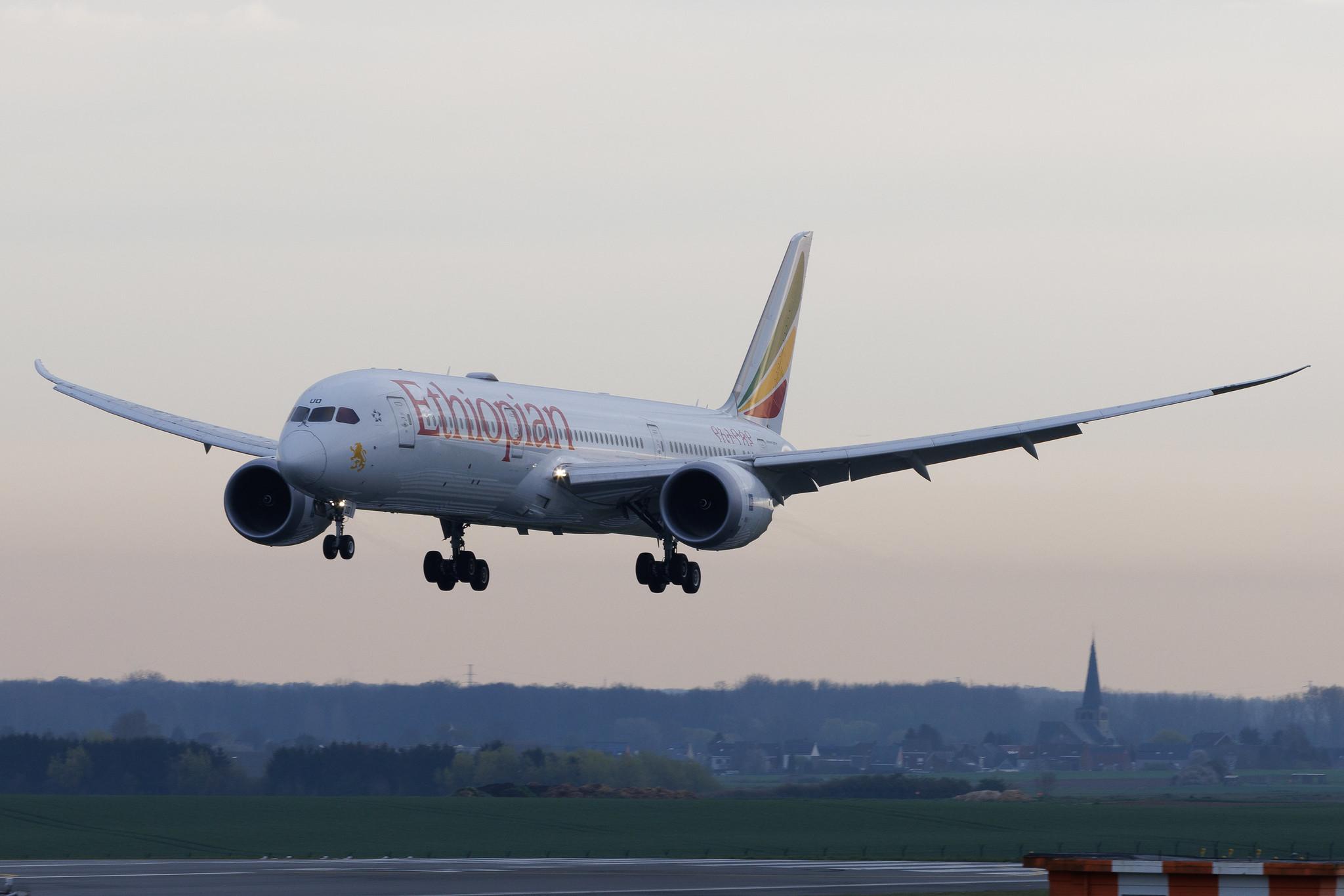 Brussels Airport: Ethiopian Airlines (ET / ETH) |  Boeing 787-9 Dreamliner B789 | ET-AUO | MSN 38778