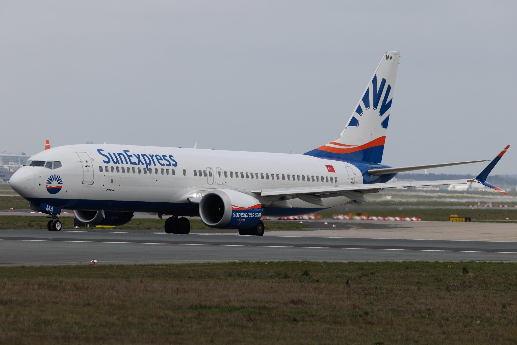 Frankfurt Airport: SunExpress (XQ / SXS) | Boeing 737 MAX 8 B38M | TC-SMA | MSN 63603