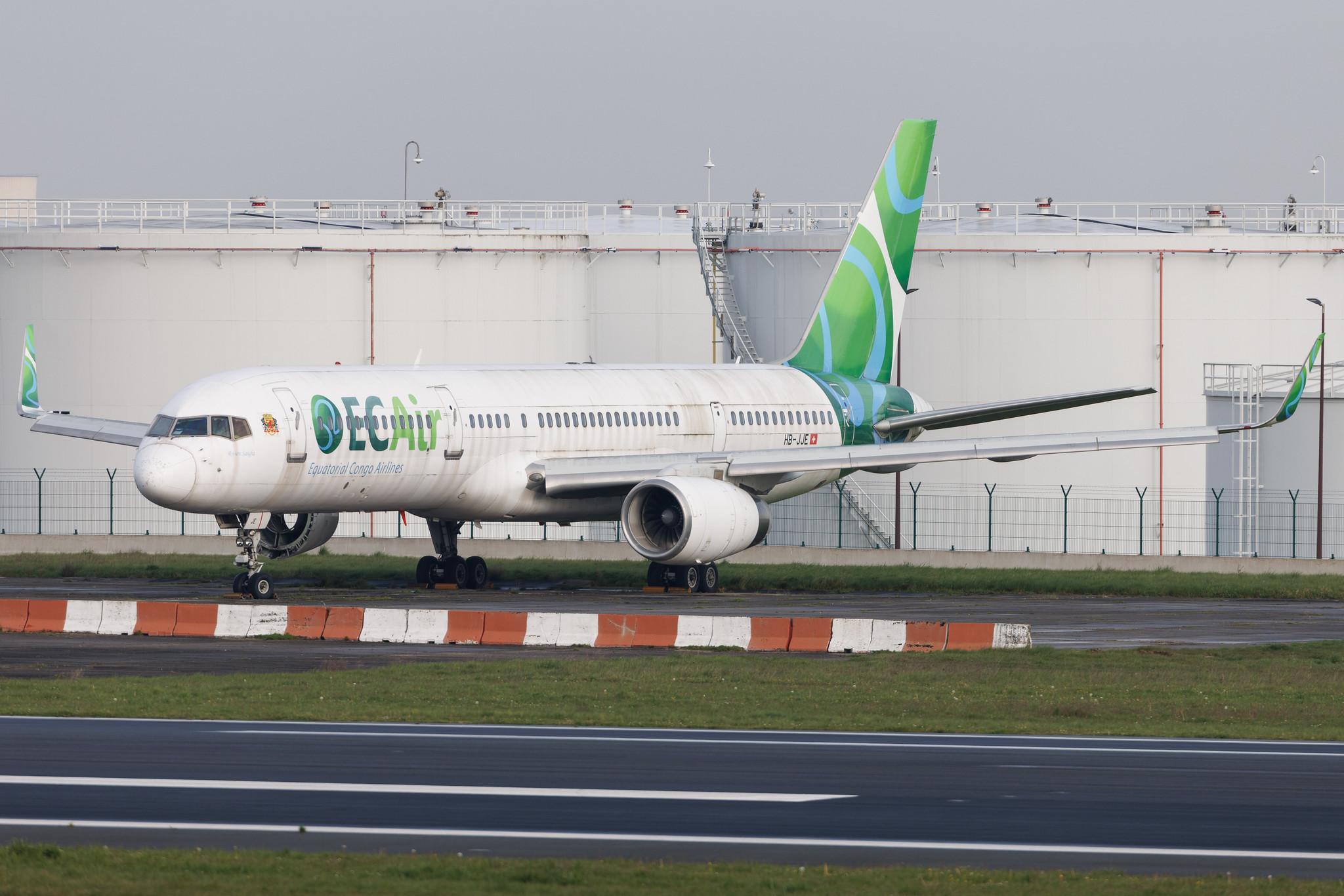 Brussels Airport: ECAir  | Boeing 757-204 B752 | HB-JJE | MSN 27219