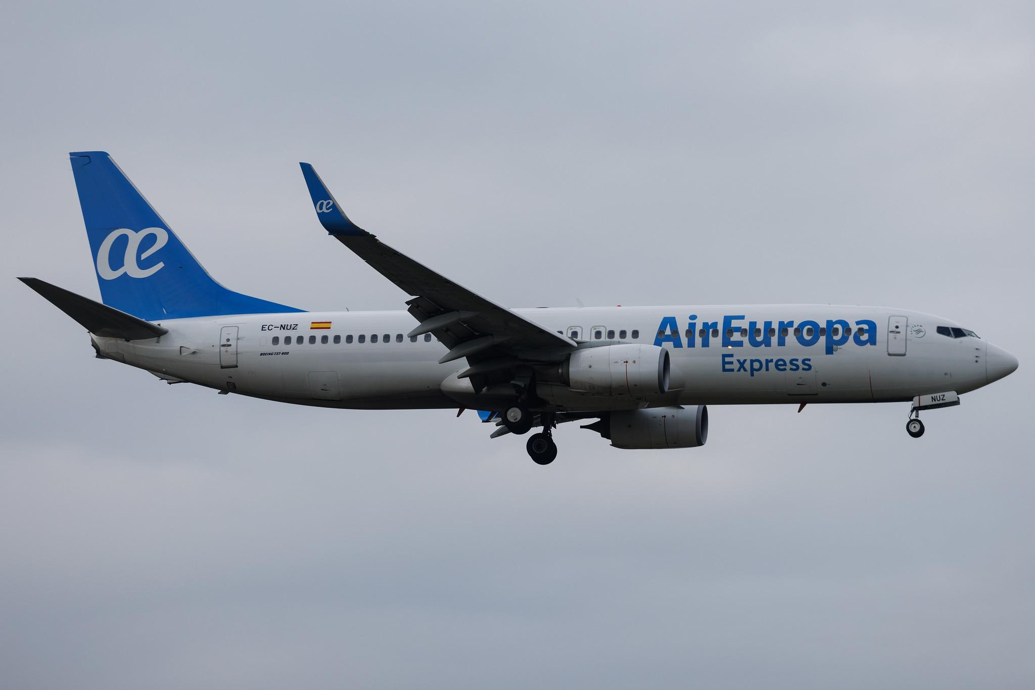 Frankfurt Airport: Air Europa Express (UX / AEA) | Boeing 737-8GP B738 | EC-NUZ | MSN 39866
