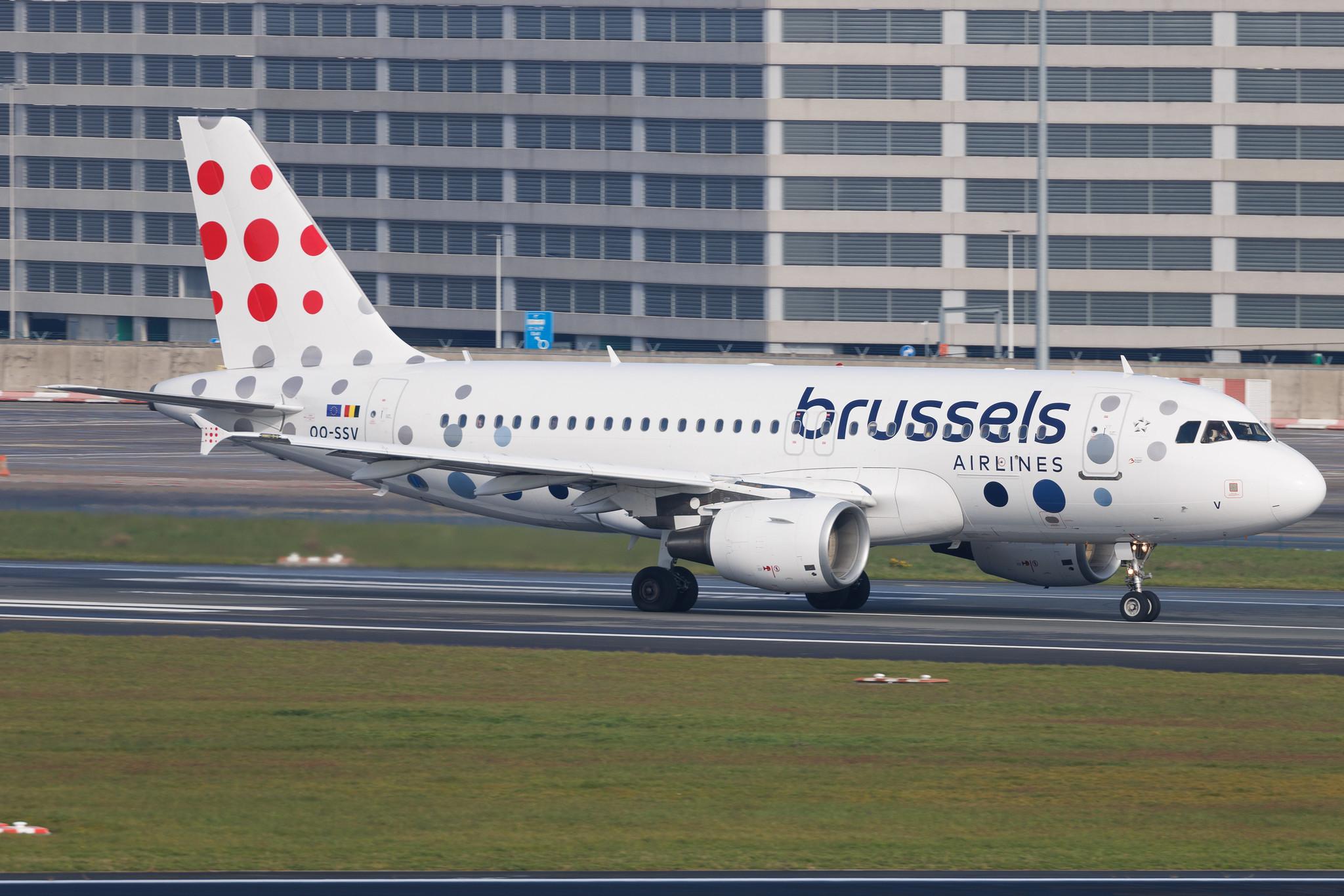 Brussels Airport: Brussels Airlines (SN / BEL) | Airbus A319-111 A319 | OO-SSV | MSN 2196