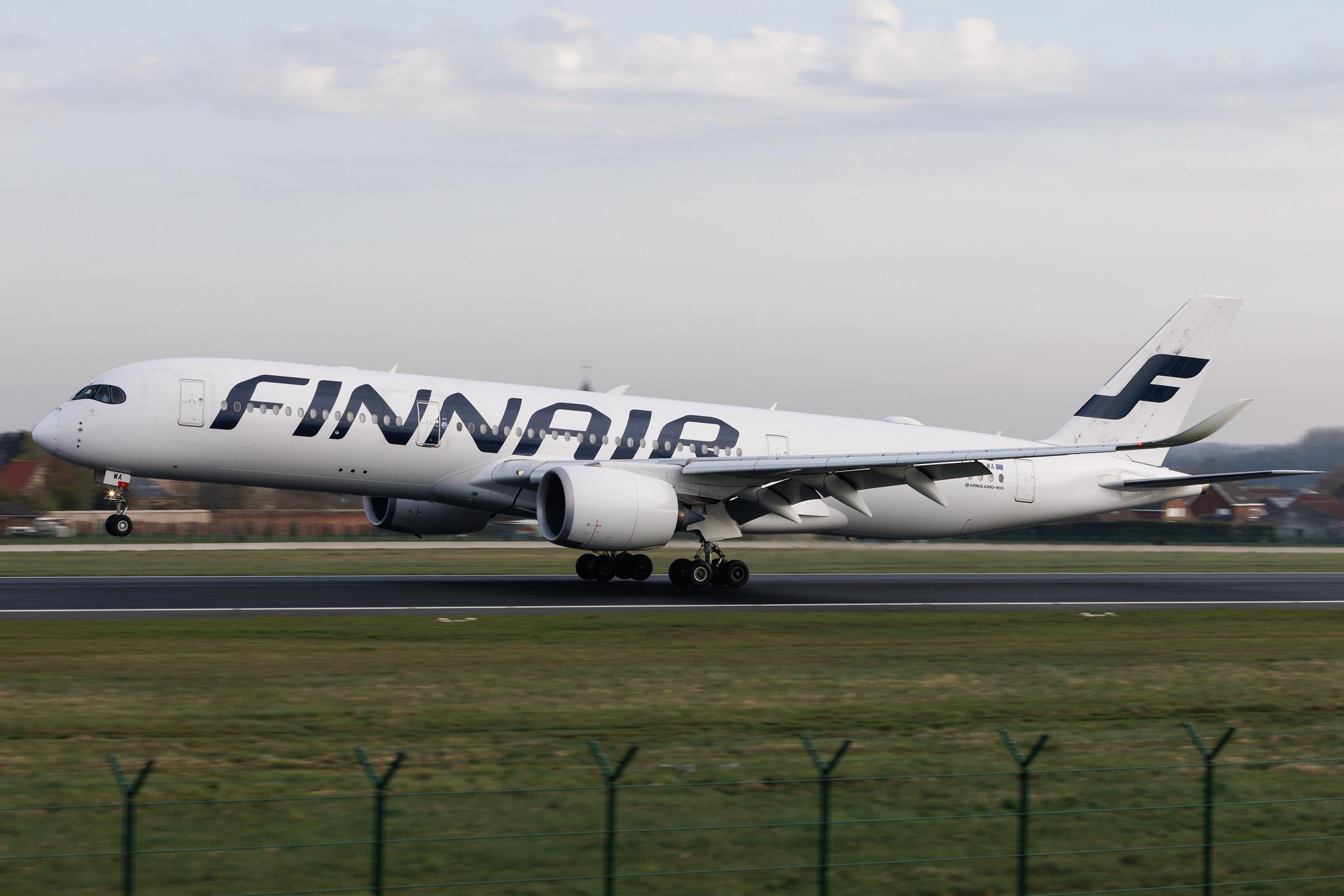 Brussels Airport: Finnair (AY / FIN) | Airbus A350-941 A359 | OH-LWA | MSN 018