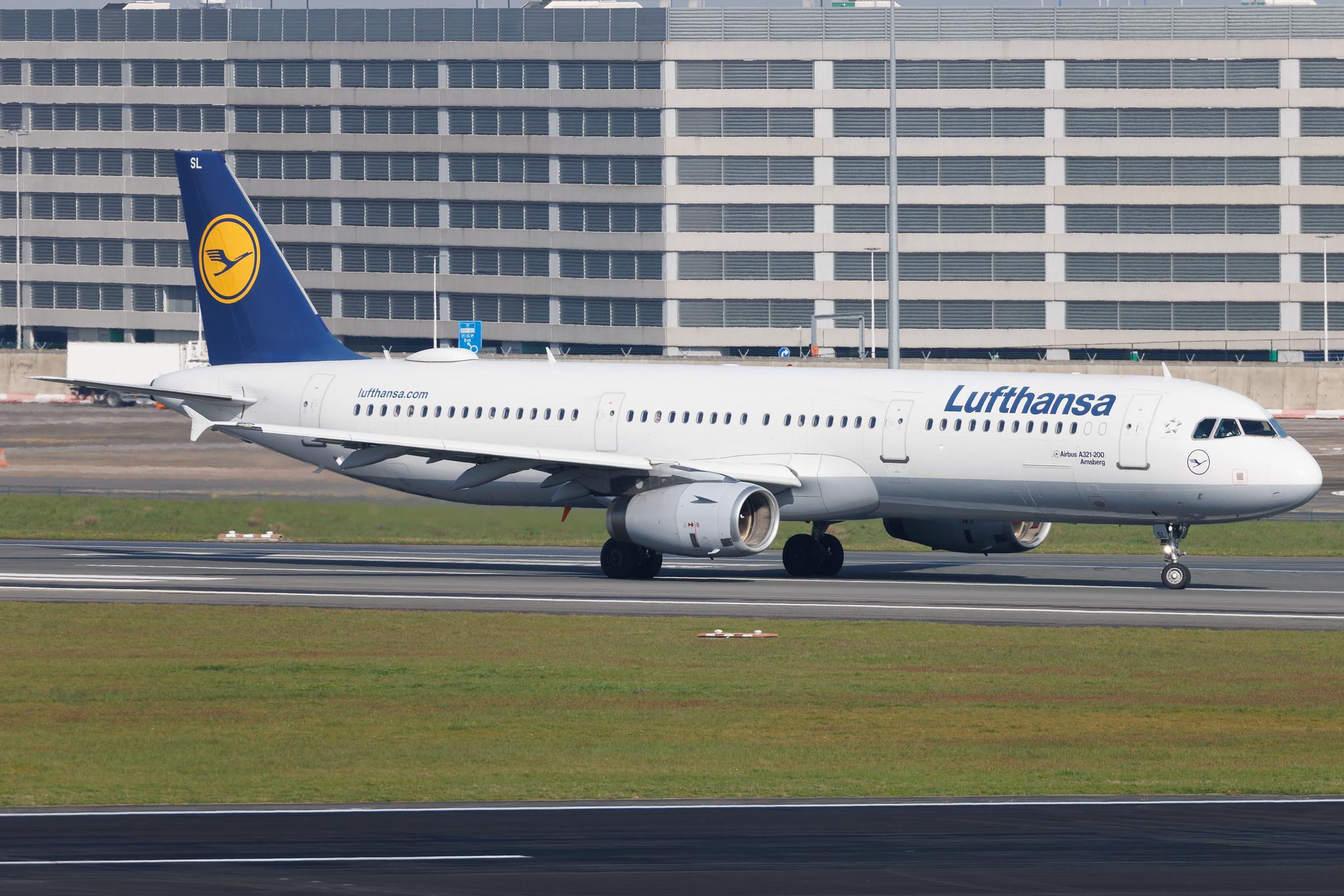 Brussels Airport: Lufthansa (LH / DLH) | Airbus A321-231 A321 | D-AISL | MSN 3434