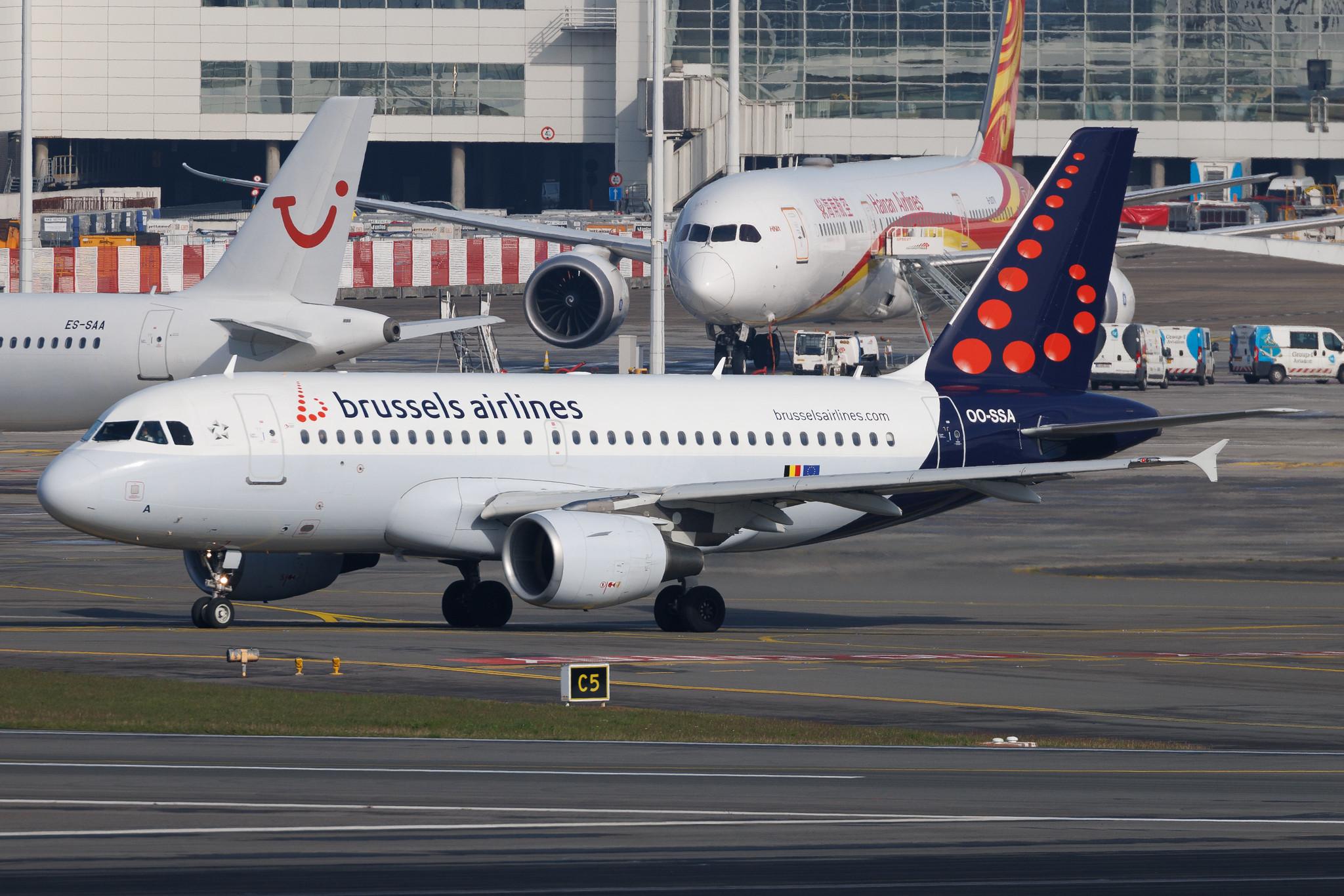 Brussels Airport: Brussels Airlines (SN / BEL) | Airbus A319-111 A319 | OO-SSA | MSN 2392