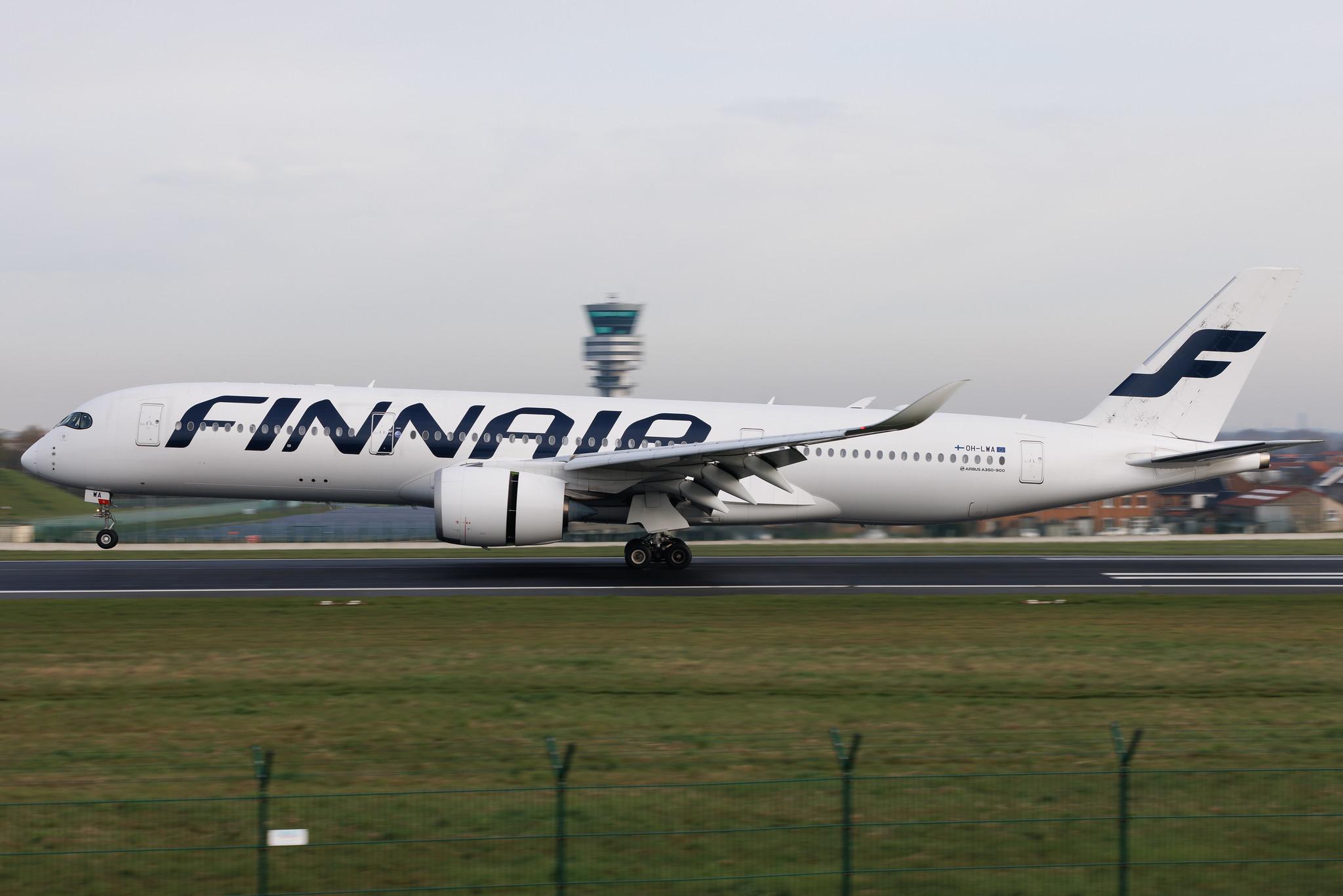 Brussels Airport: Finnair (AY / FIN) | Airbus A350-941 A359 | OH-LWA | MSN 018