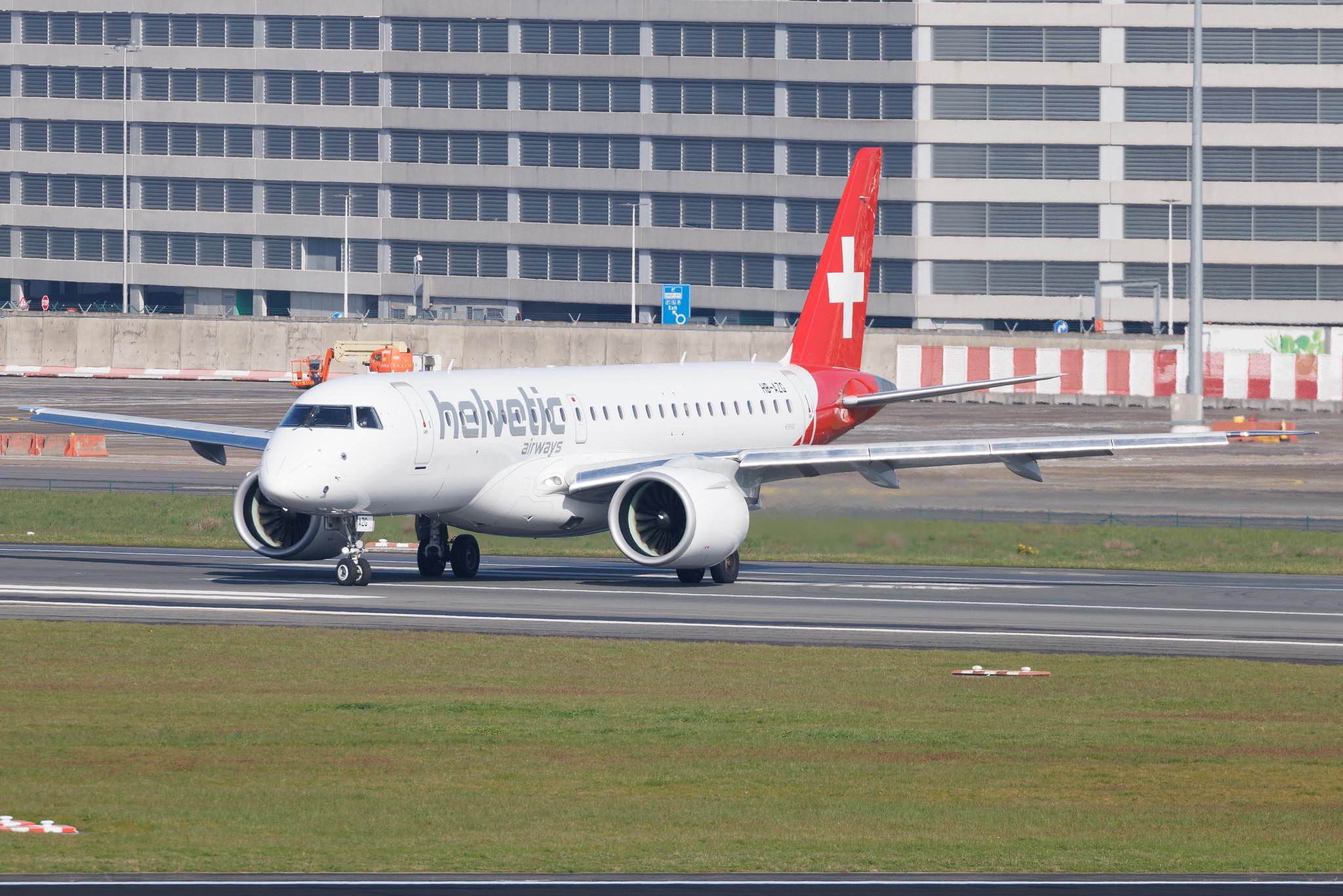 Brussels Airport: Helvetic Airways (2L / OAW) | Embraer E190-E2 E290 | HB-AZG | MSN 19020036