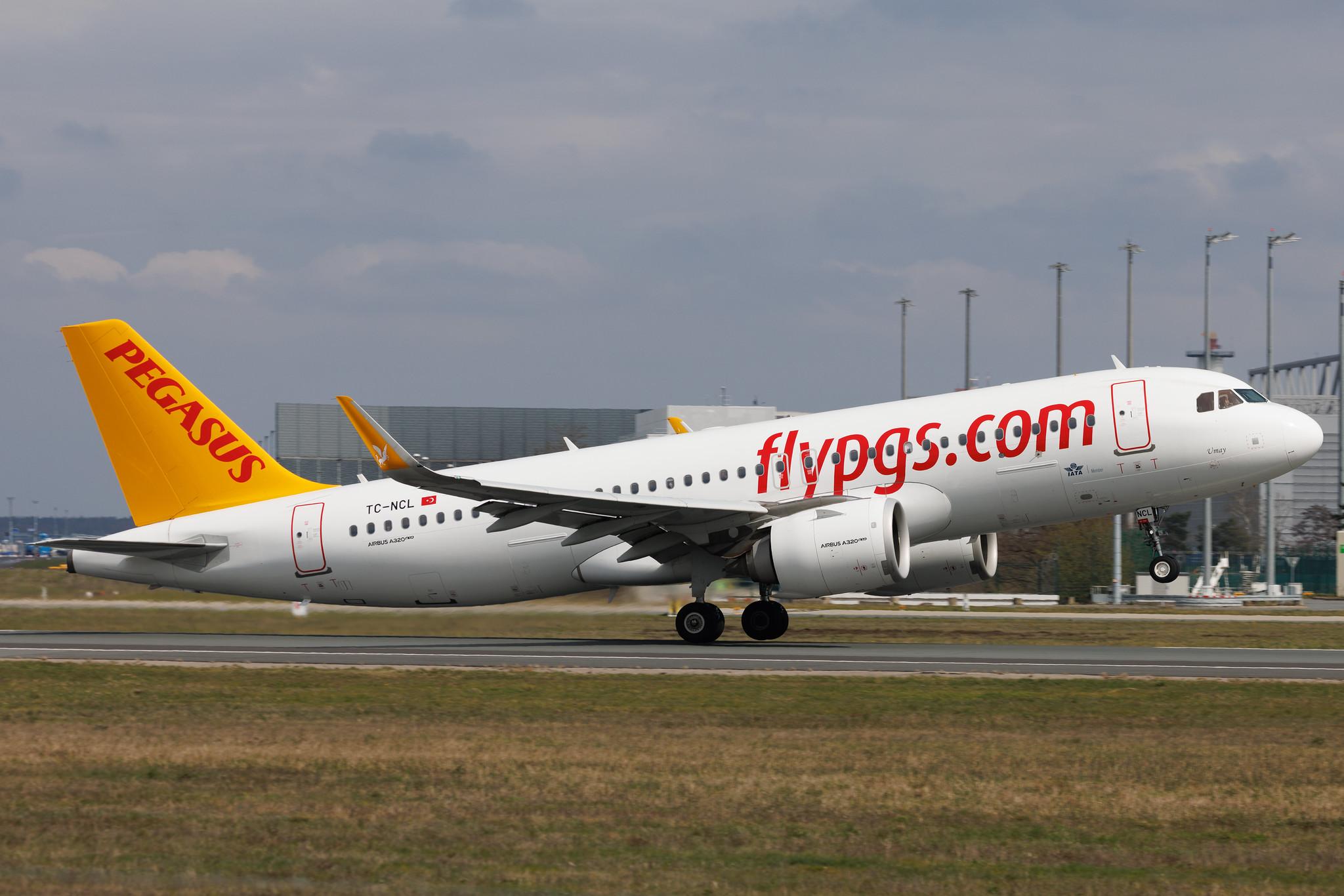 Frankfurt Airport: Pegasus (PC / PGT) | Operator: Pegasus Airlines | Airbus A320-251N A20N | TC-NCL | MSN 09411
