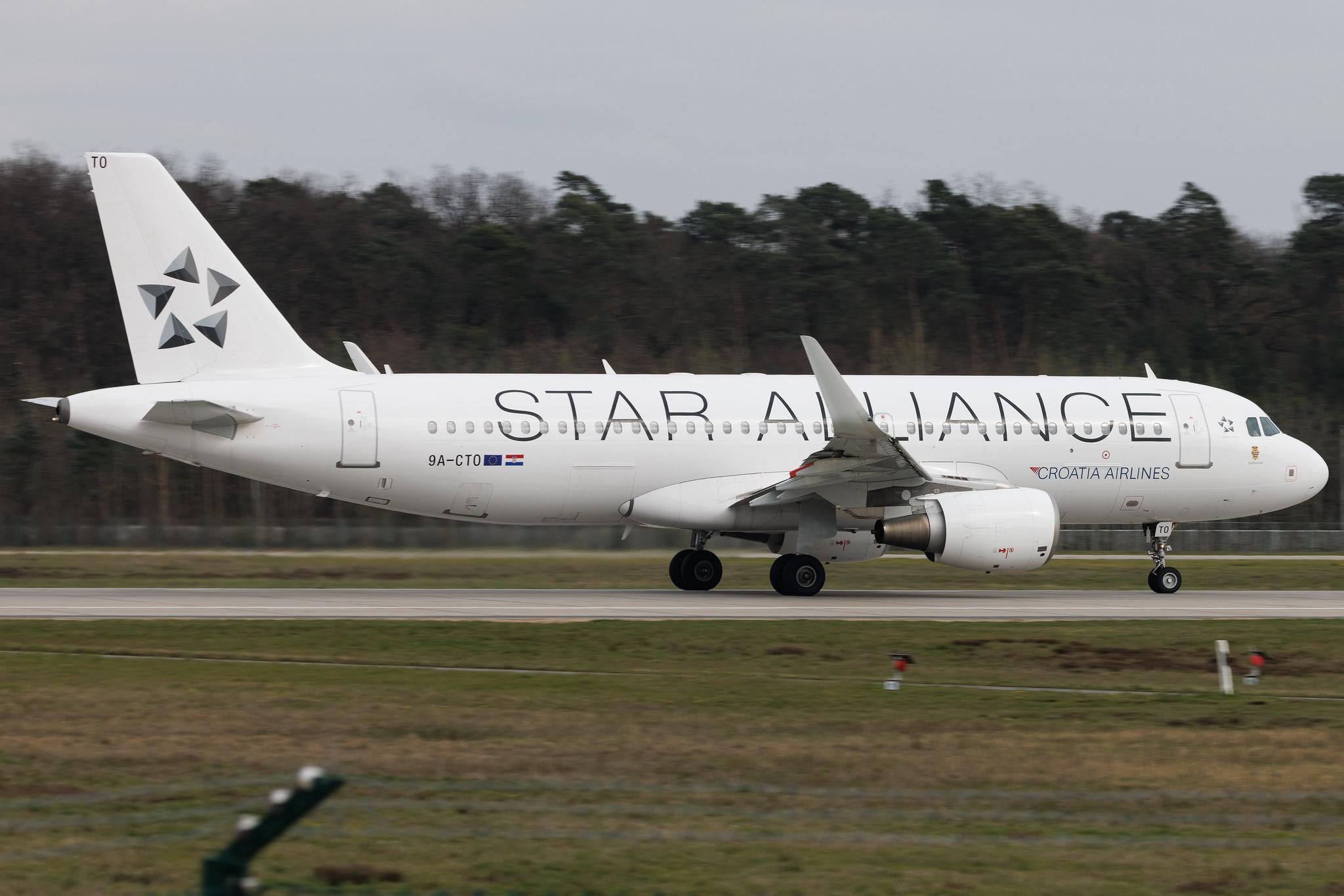 Frankfurt Airport: Croatia Airlines (OU / CTN) | Livery: Star Alliance Livery | Airbus A320-214 A320 | 9A-CTO | MSN 02178