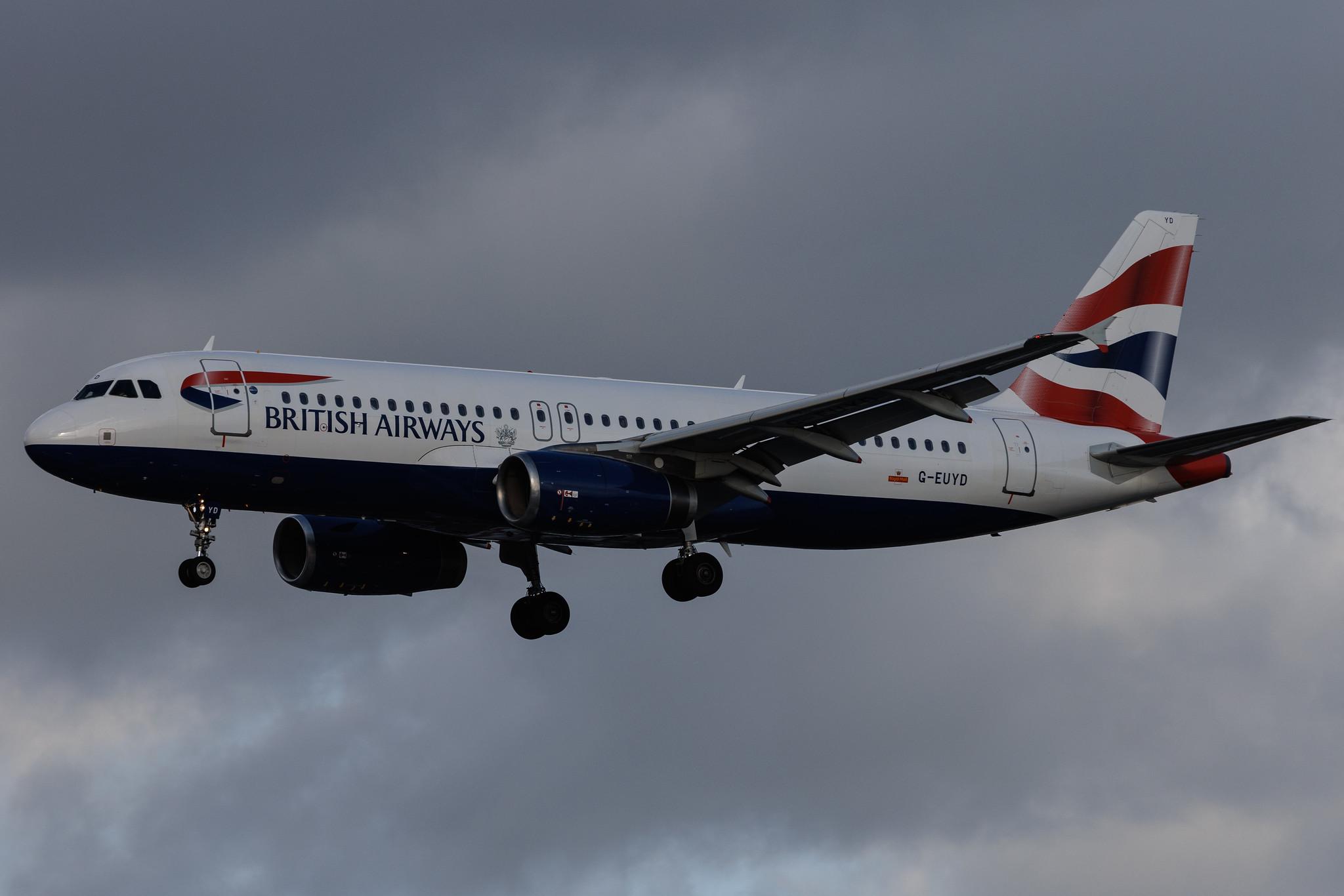 Hamburg Airport: British Airways (BA / BAW) | Airbus A320-232 A320 | G-EUYD | MSN 3726