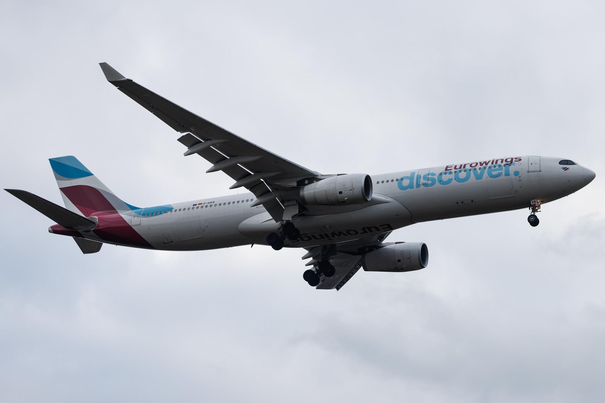 Frankfurt Airport: Eurowings Discover (4Y / OCN) | Airbus A330-343 A333 | D-AIKB | MSN 0576