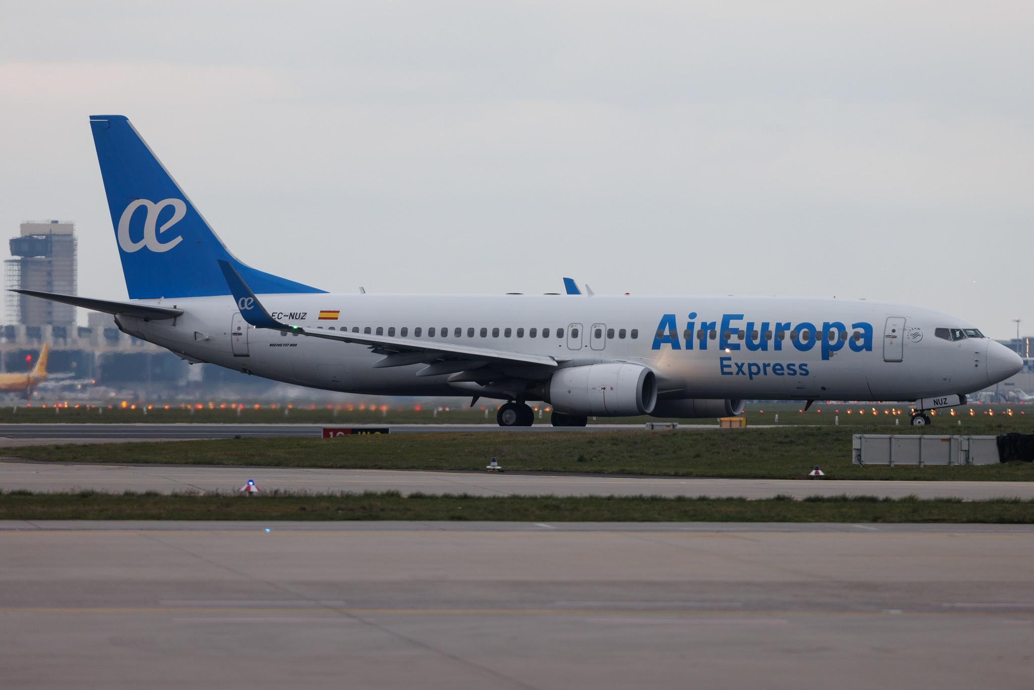Frankfurt Airport: Air Europa Express (UX / AEA) | Boeing 737-8GP B738 | EC-NUZ | MSN 39866