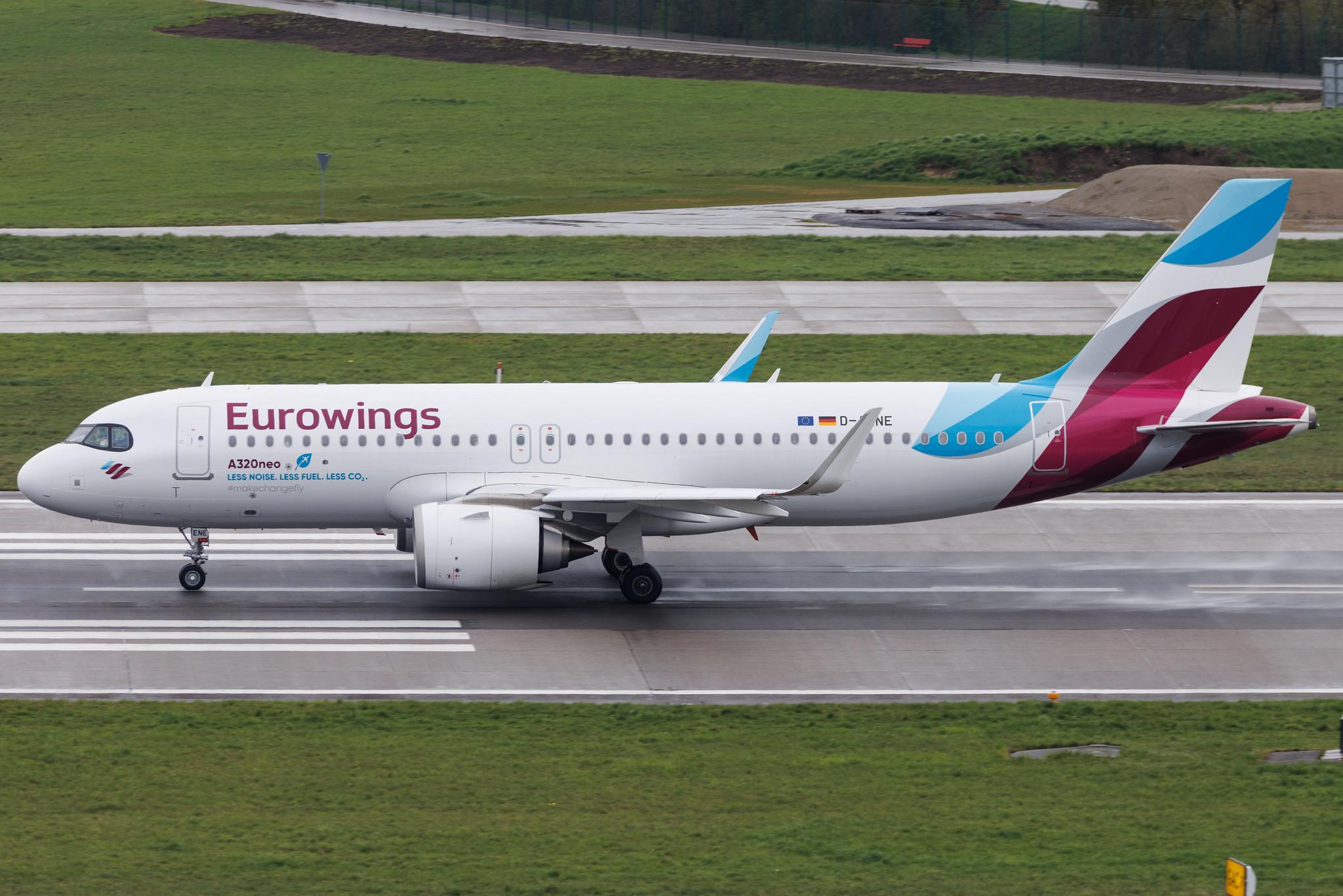 Flughafen Zürich: Eurowings (EW / EWG) | Airbus A320-251N A20N | D-AENE | MSN 10932