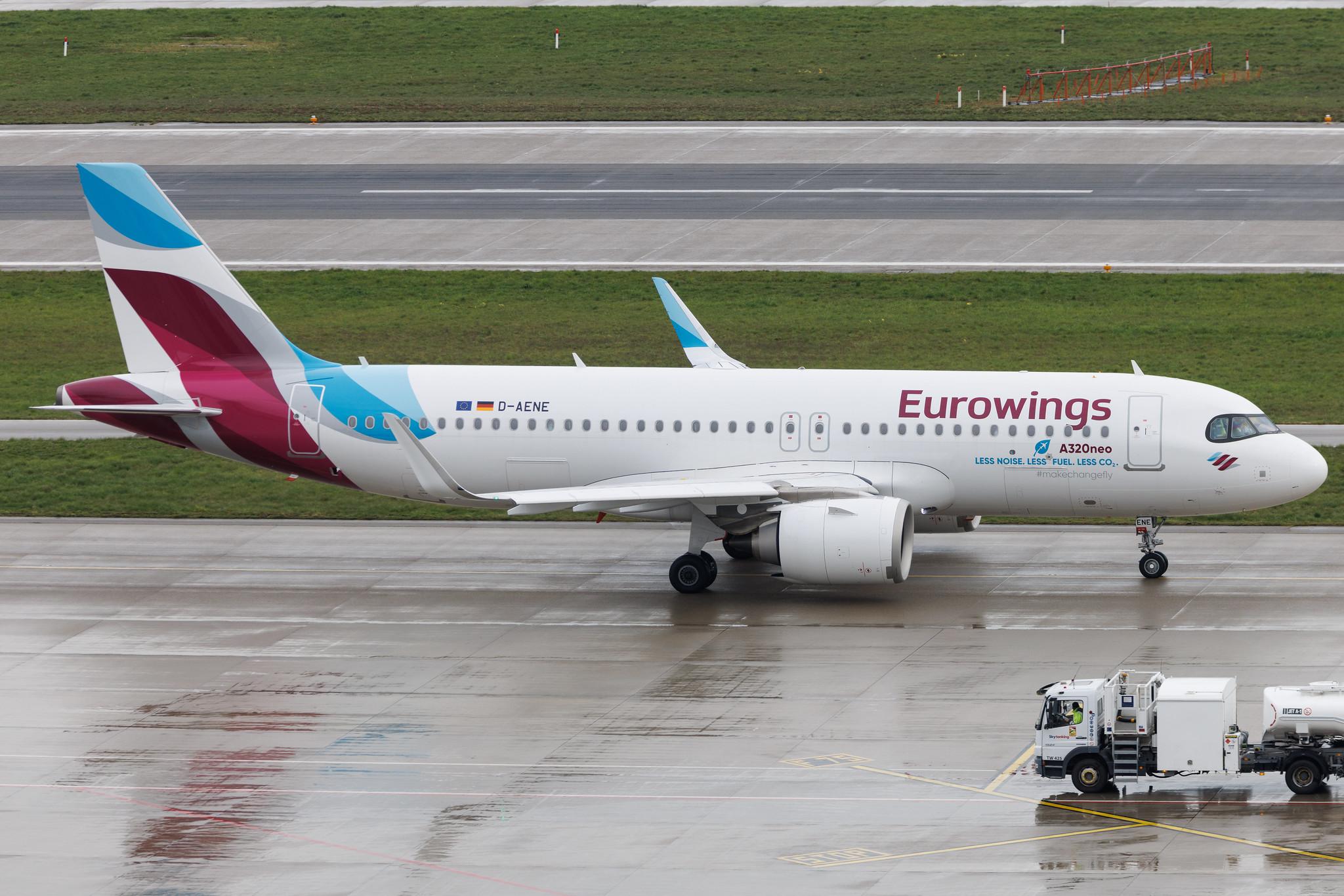 Flughafen Zürich: Eurowings (EW / EWG) | Airbus A320-251N A20N | D-AENE | MSN 10932