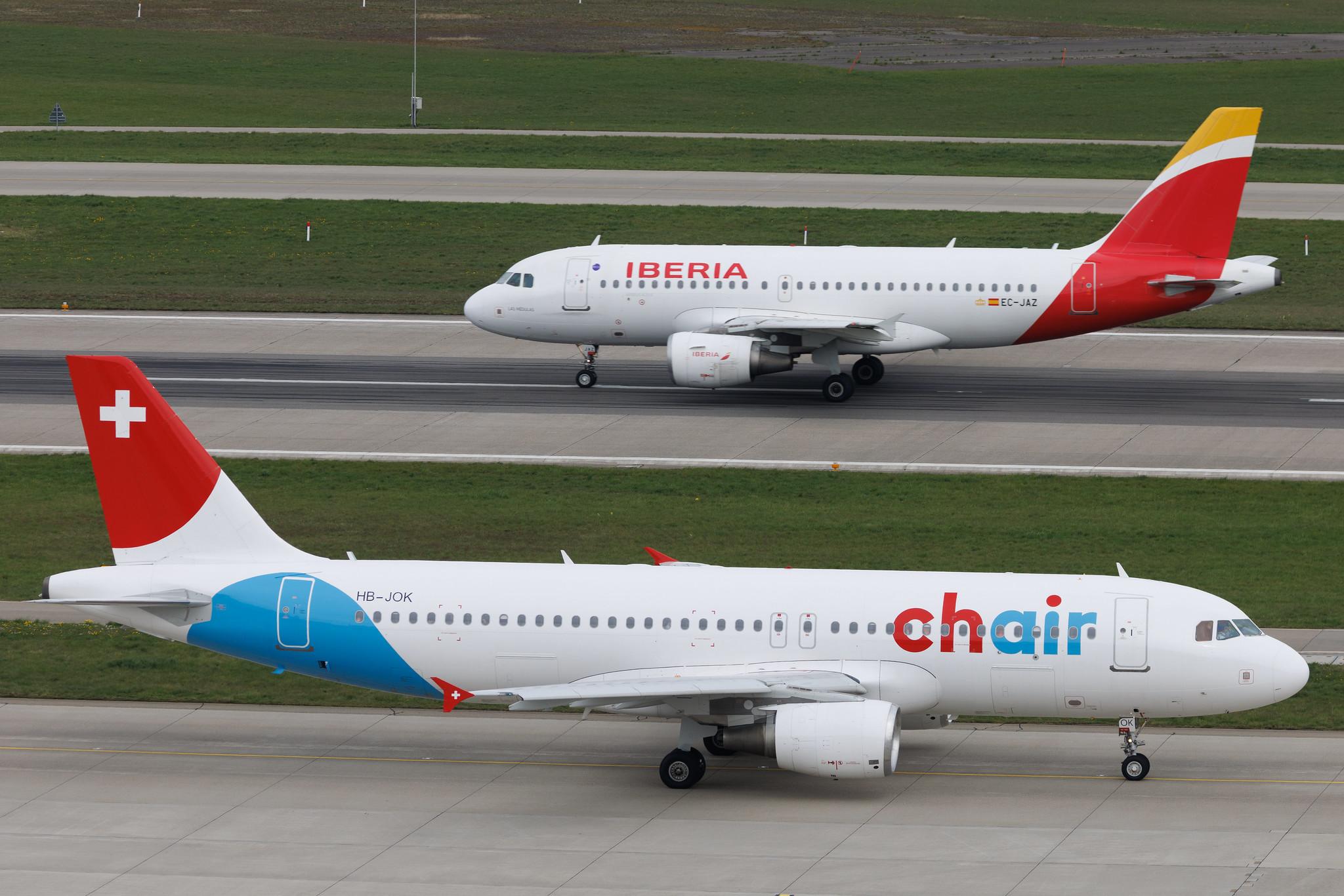 Flughafen Zürich: Chair Airlines (GM / GSW) | Airbus A320-214 A320 | HB-JOK | MSN 3923