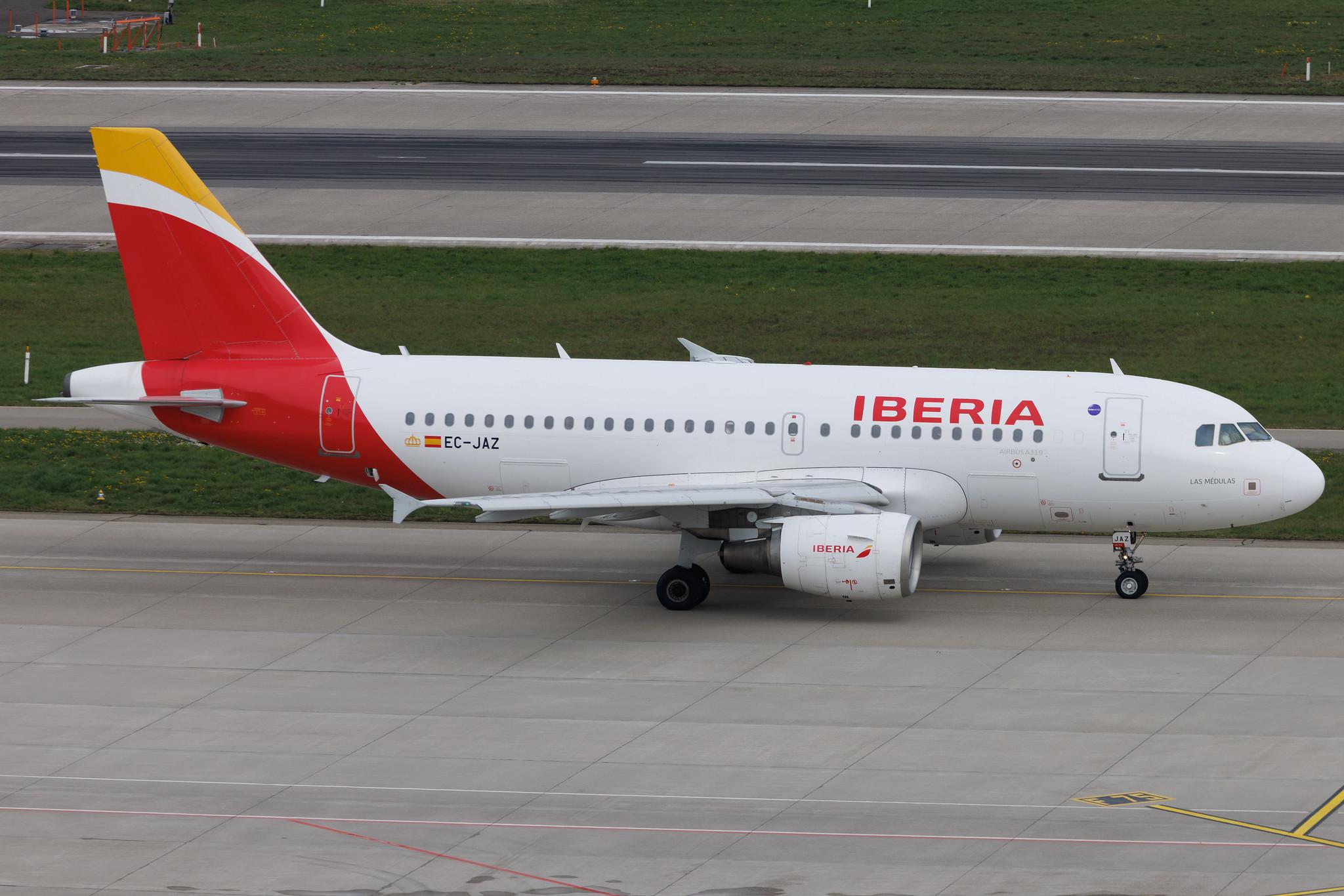 Flughafen Zürich: Iberia (IB / IBE) | Airbus A319-111 A319 | EC-JAZ | MSN 2264