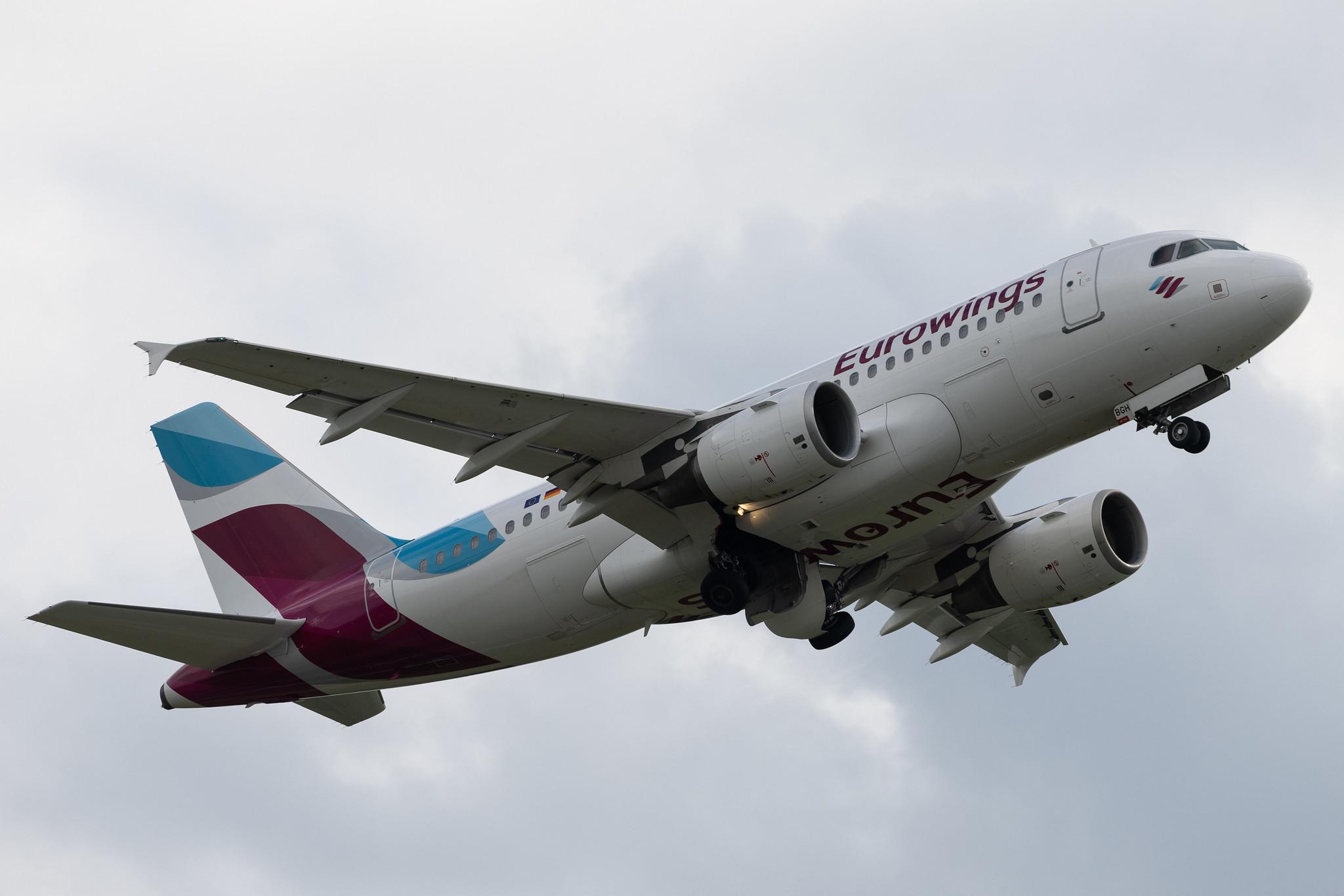 Hamburg Airport: Eurowings (EW / EWG) | Airbus A319-112 A319 | D-ABGH | MSN 3245