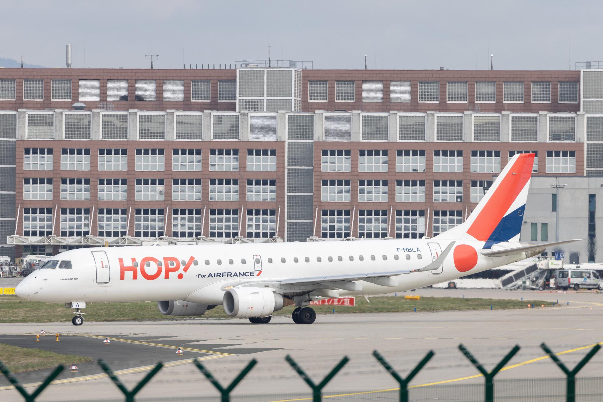Frankfurt Airport: Air France (AF / AFR) | Operator: Air France Hop | E190 | F-HBLA | MSN 19000051
