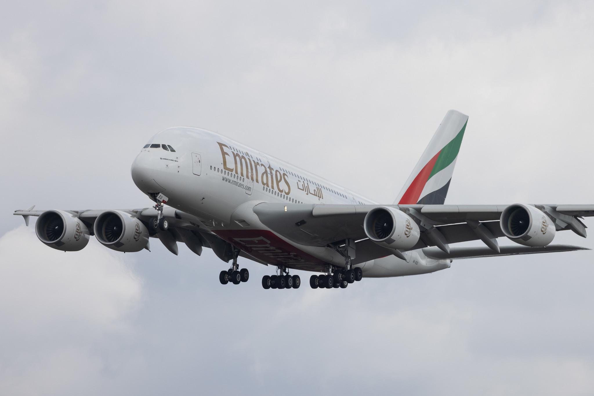 Frankfurt Airport: Emirates (EK / UAE) | Airbus A380-861 A388 | A6-EEG | MSN 116
