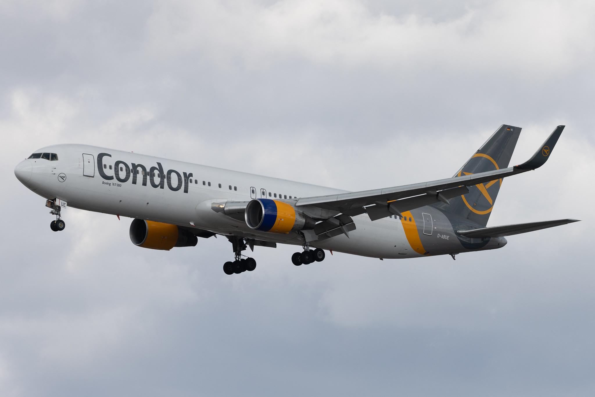 Frankfurt Airport: Condor (DE / CFG) | Boeing 767-330(ER) B763 | D-ABUE | MSN 26984