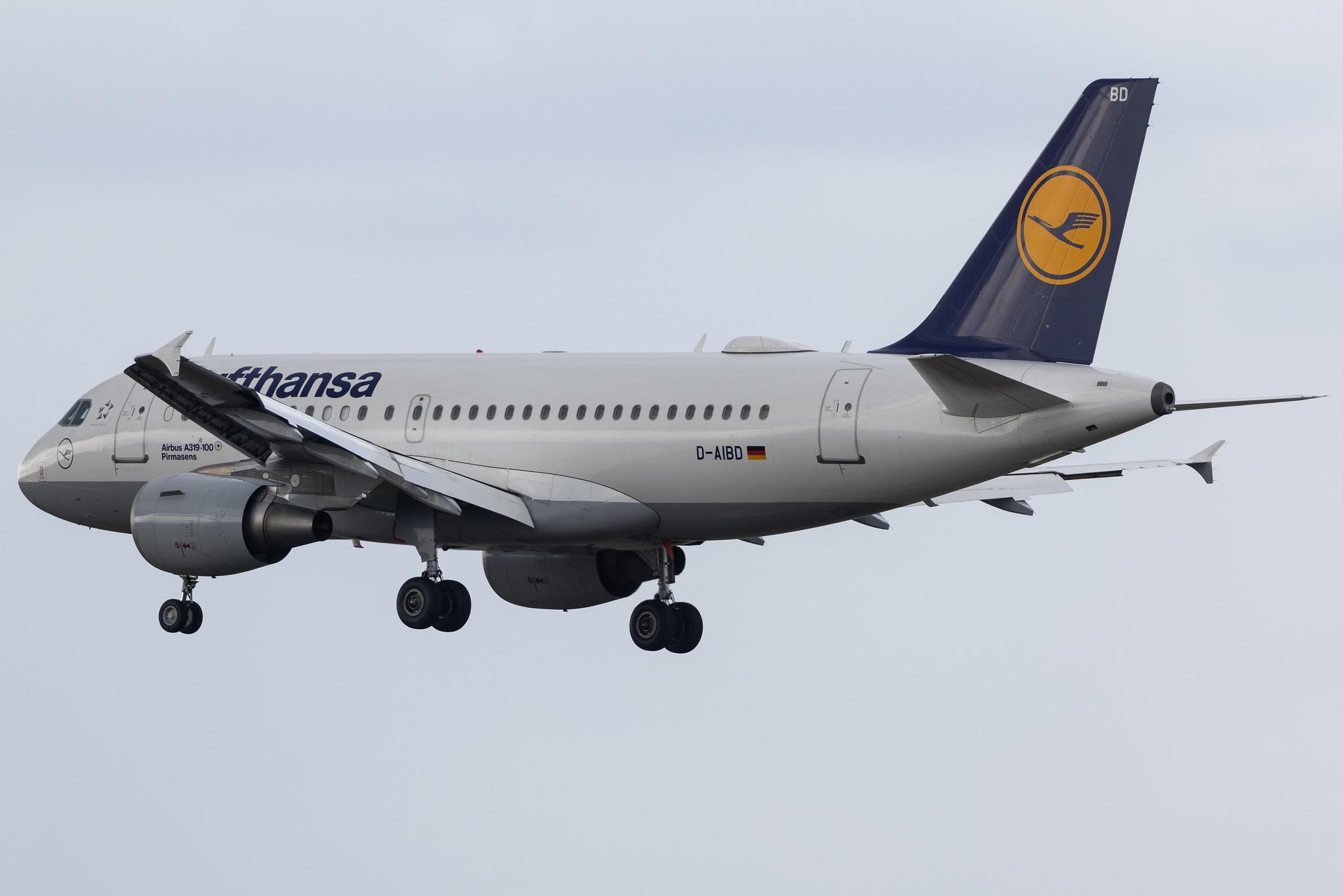 Frankfurt Airport: Lufthansa (LH / DLH) | Airbus A319-112 A319 | D-AIBD | MSN 4455