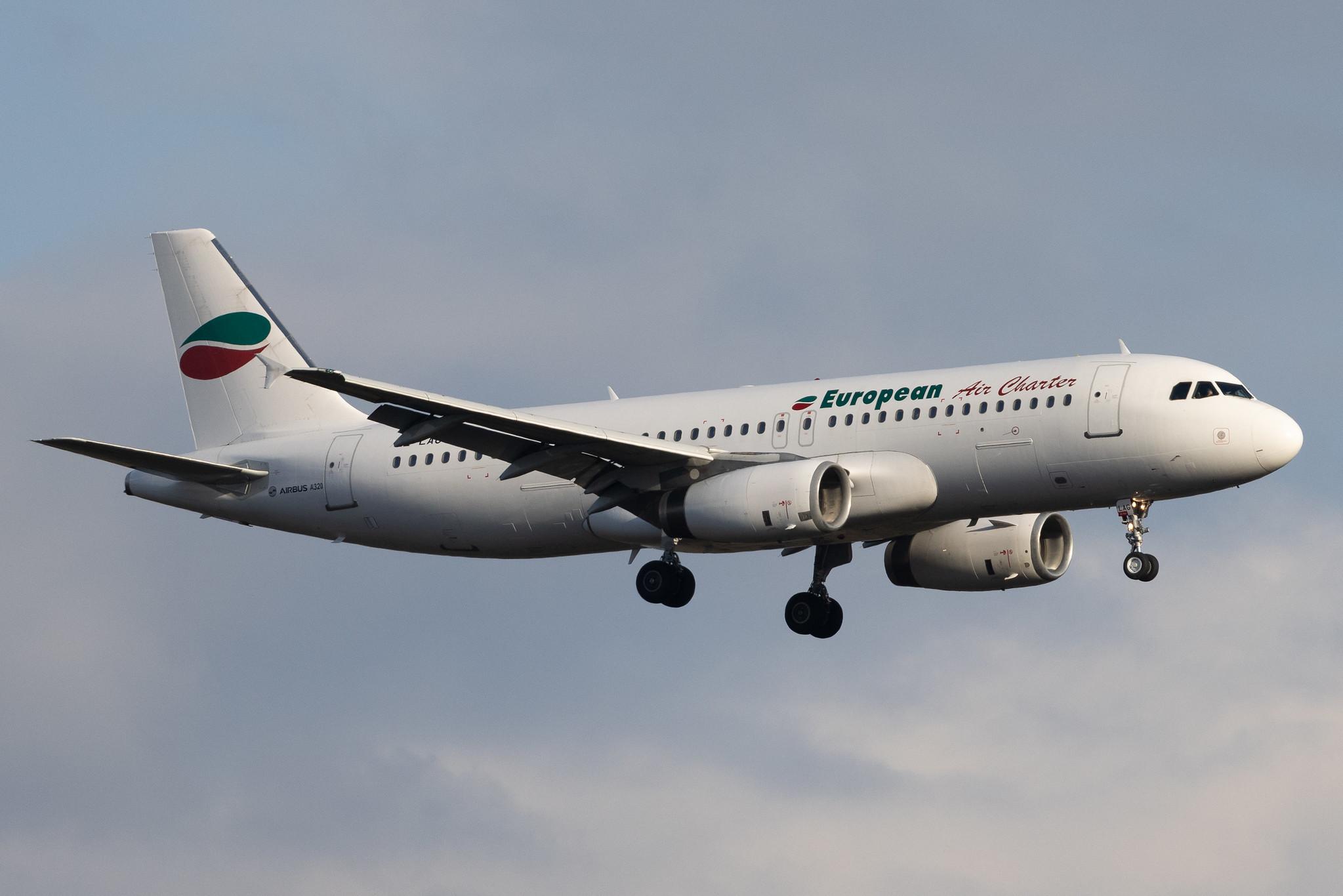 Frankfurt Airport: European Air Charter (H6 / BUC) | Airbus A320-231 A320 | LZ-LAG | MSN 321