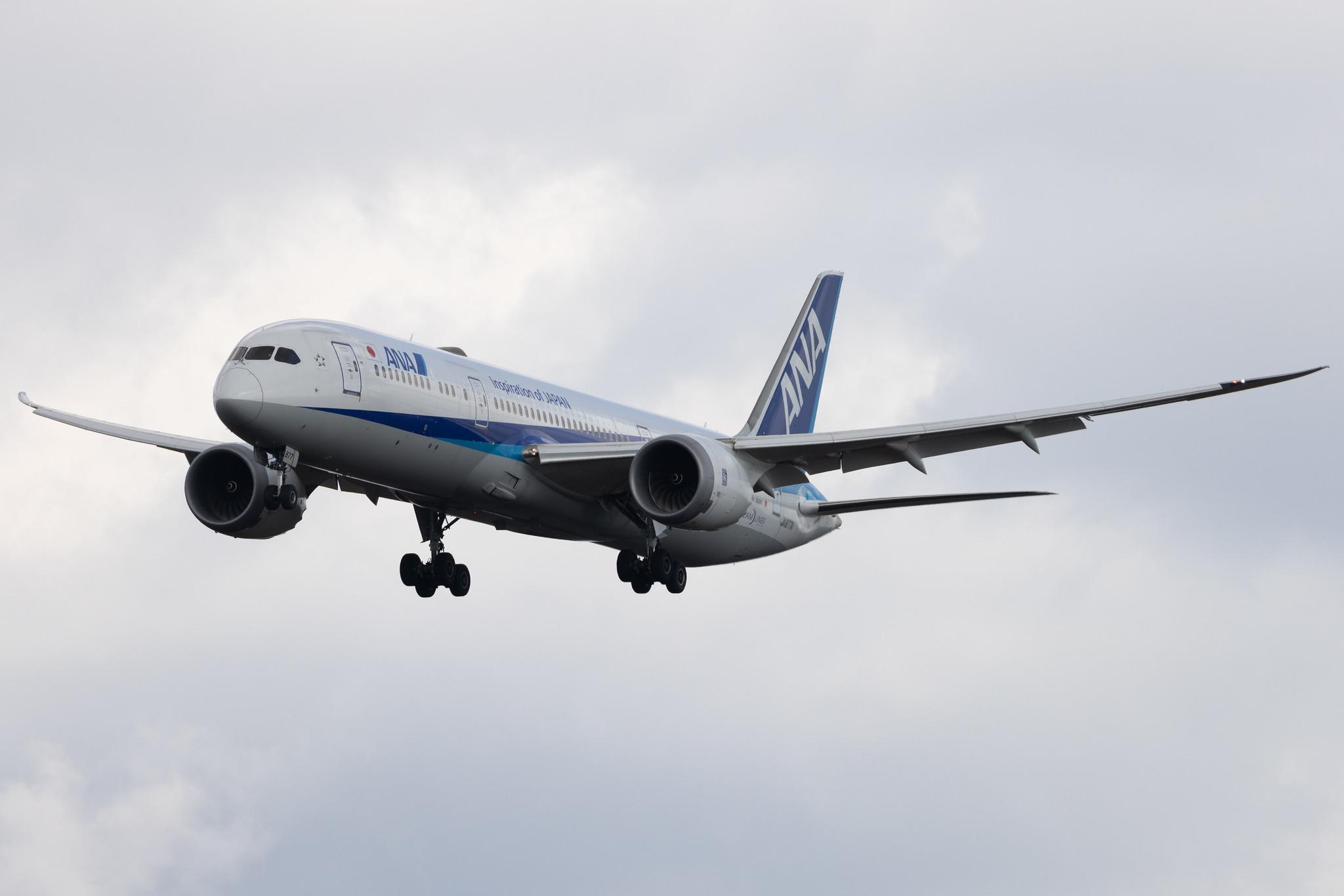 Frankfurt Airport: All Nippon Airways (NH / ANA) | Operator: Air Japan | Boeing 787-9 Dreamliner B789 | JA877A | MSN 43871
