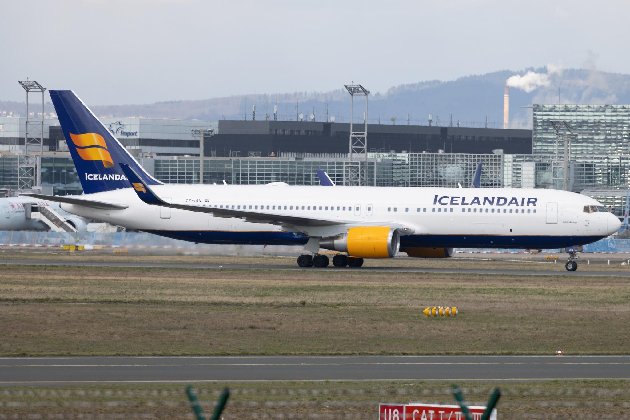 Frankfurt Airport: Icelandair (FI / ICE) | Boeing 767-319(ER) B763 | TF-ISN | MSN 30586
