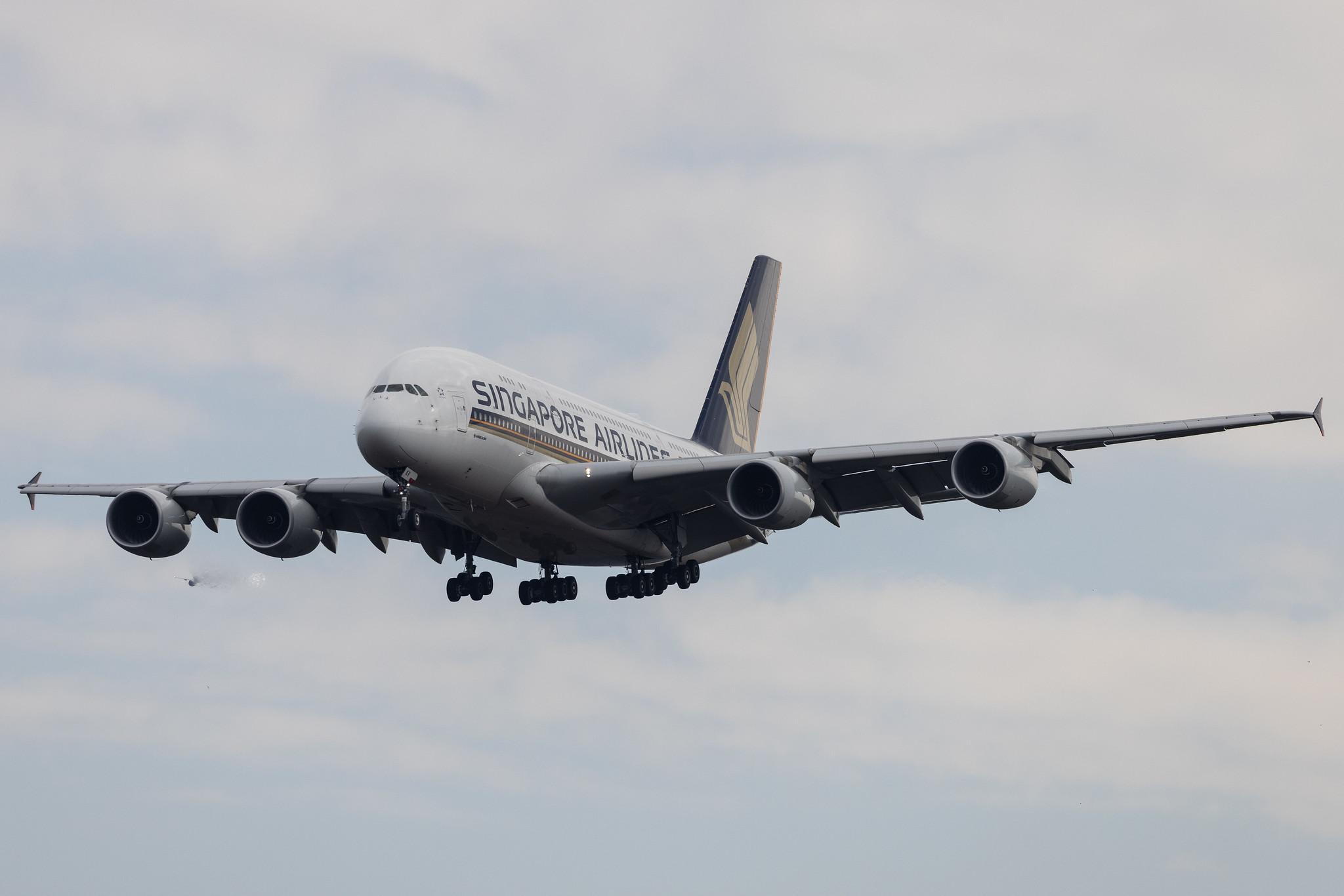 Frankfurt Airport: Singapore Airlines (SQ / SIA) |  Airbus A380-841 A388 | 9V-SKV | MSN 247
