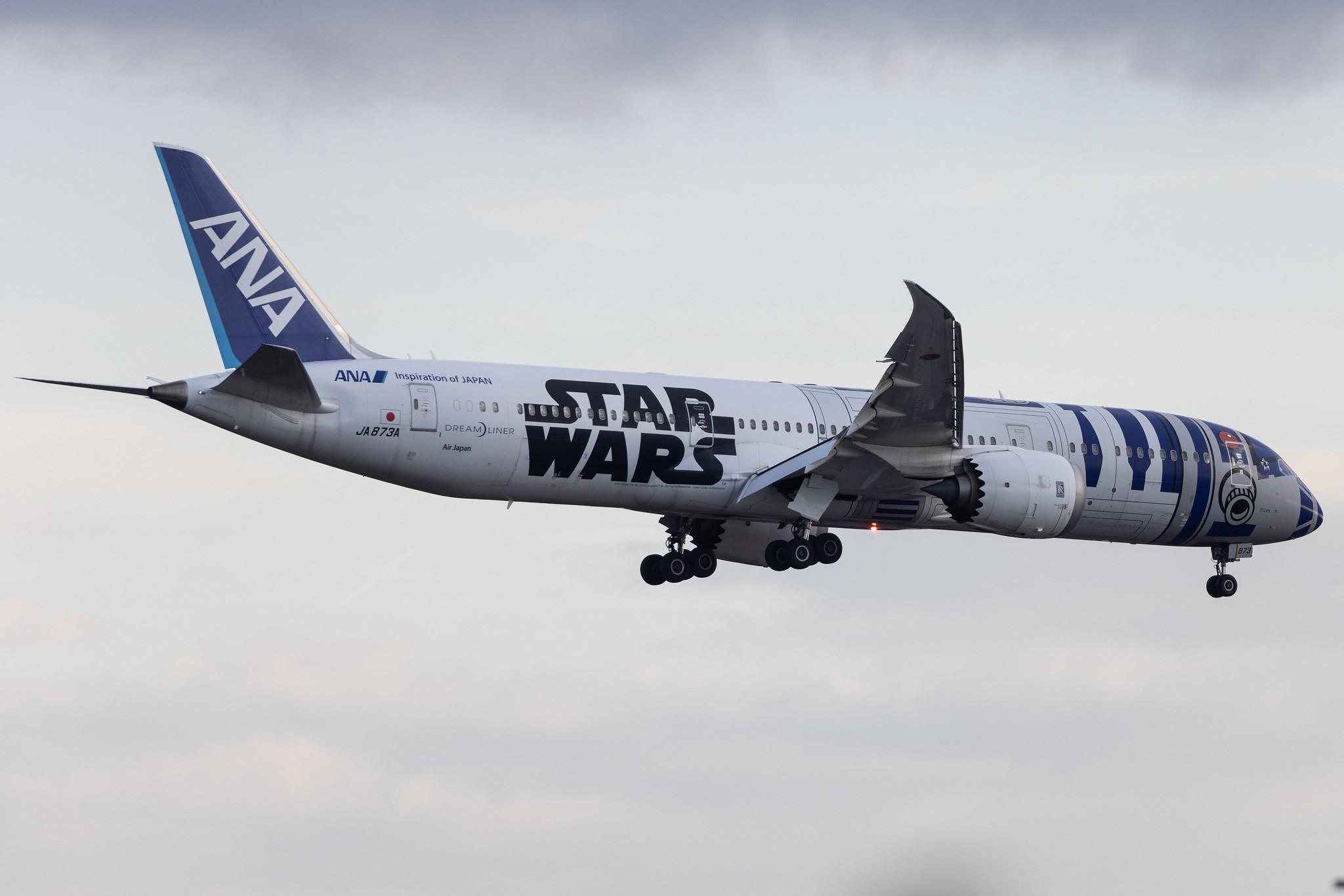 Frankfurt Airport: All Nippon Airways (NH / ANA) | Livery: Star Wars R2-D2 Livery | Operator: Air Japan | Boeing 787-9 Dreamliner B789 | JA873A | MSN 34530