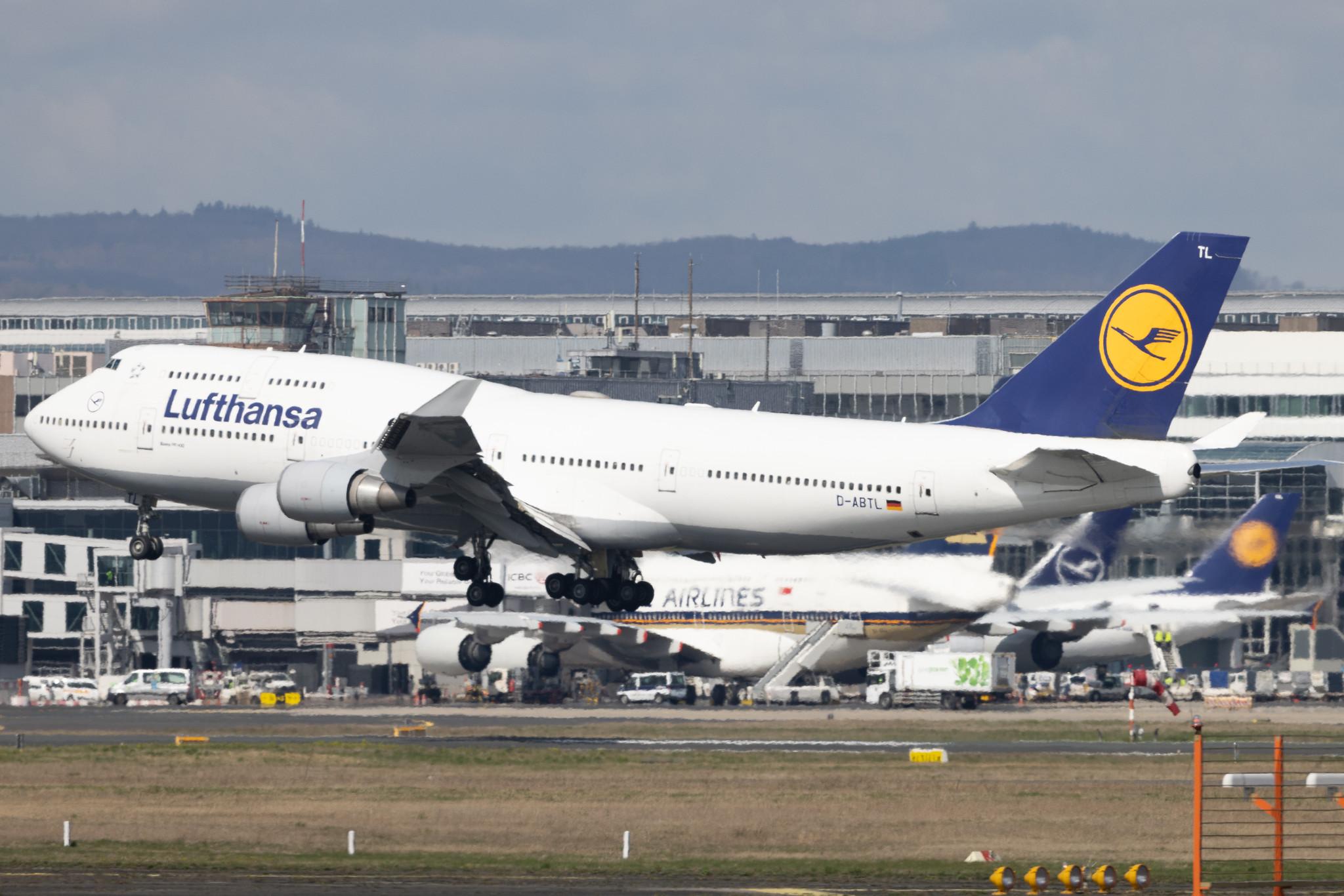 Frankfurt Airport: Lufthansa (LH / DLH) | Boeing 747-430 B744 | D-ABTL | MSN 29872