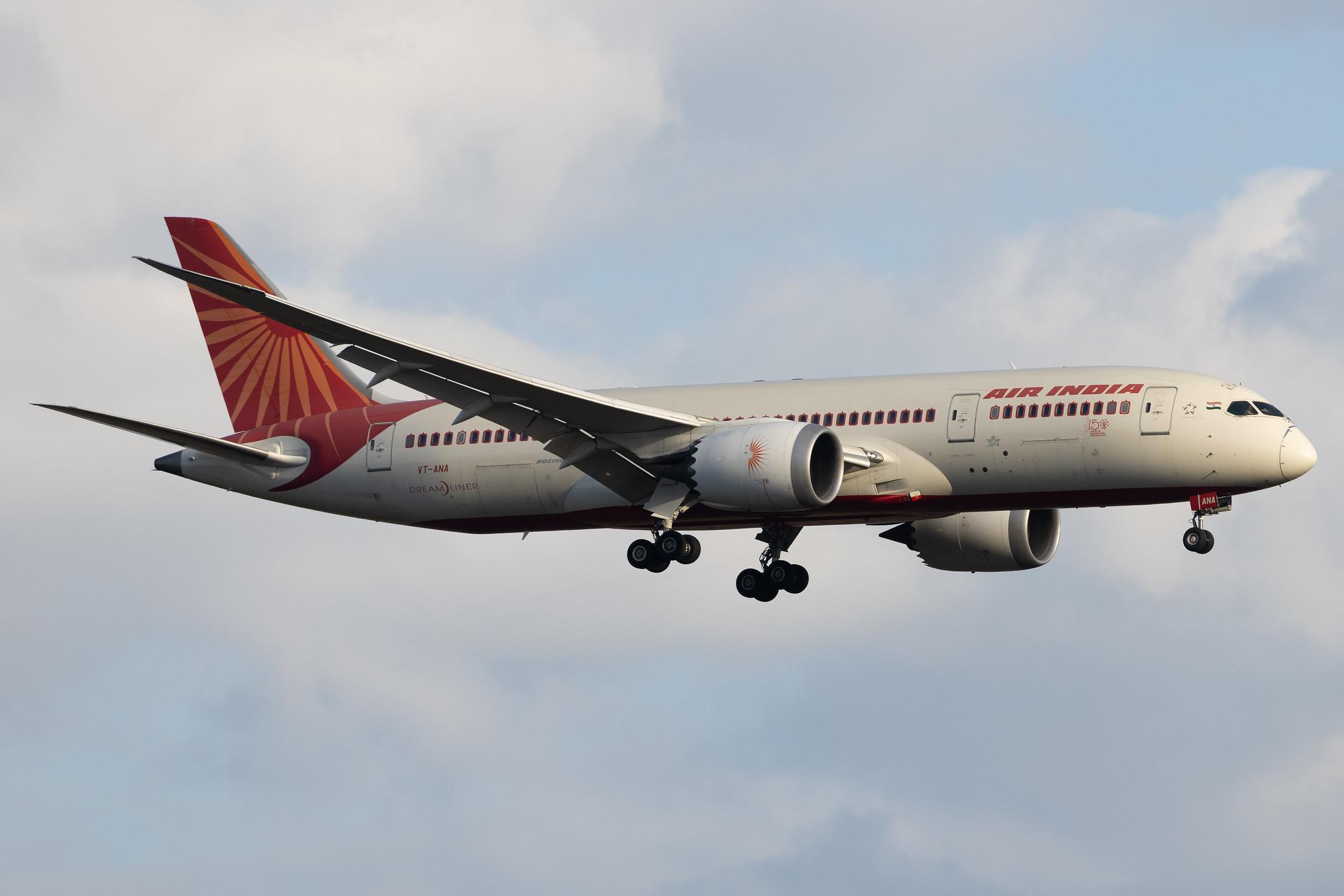 Frankfurt Airport: Air India (AI / AIC) | Boeing 787-8 Dreamliner B788 | VT-ANA | MSN 36273
