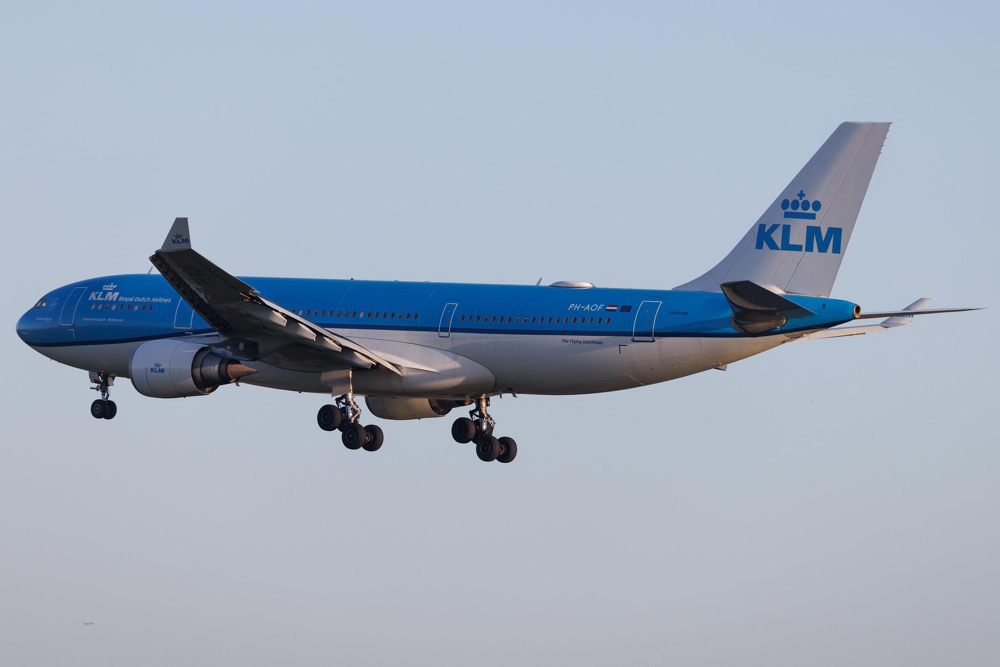 Amsterdam Schiphol: KLM (KL / KLM) | Airbus A330-203 A332 | PH-AOF | MSN 0801