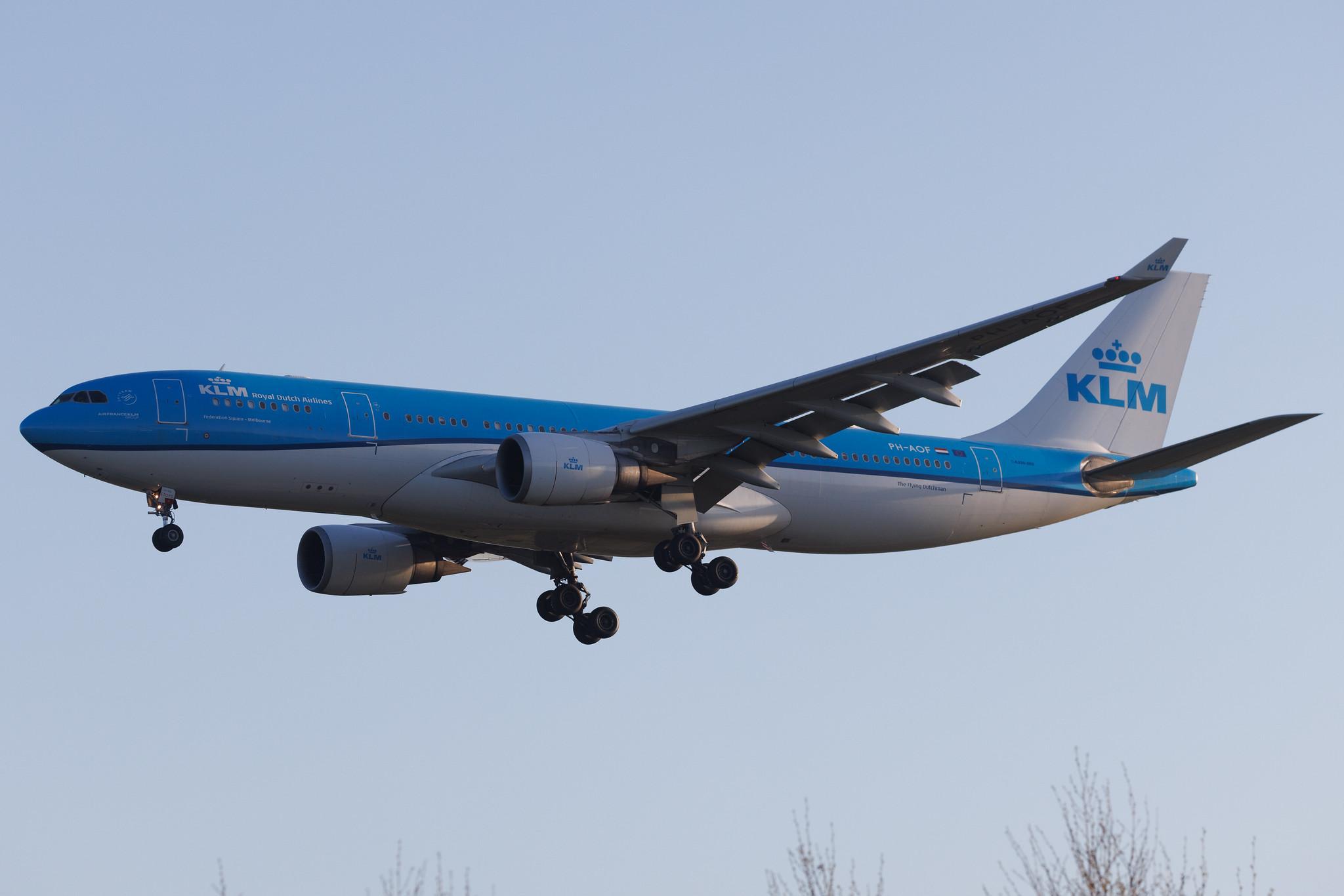 Amsterdam Schiphol: KLM (KL / KLM) | Airbus A330-203 A332 | PH-AOF | MSN 0801