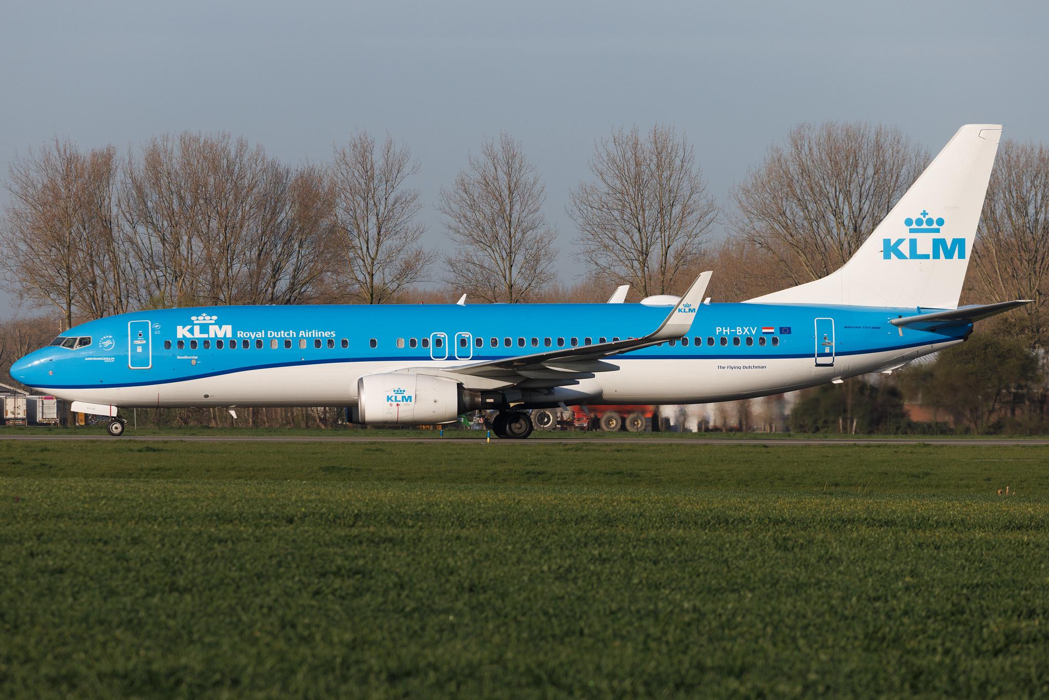Amsterdam Schiphol: KLM (KL / KLM) | Boeing 737-8K2 B738 | PH-BXV | MSN 30370
