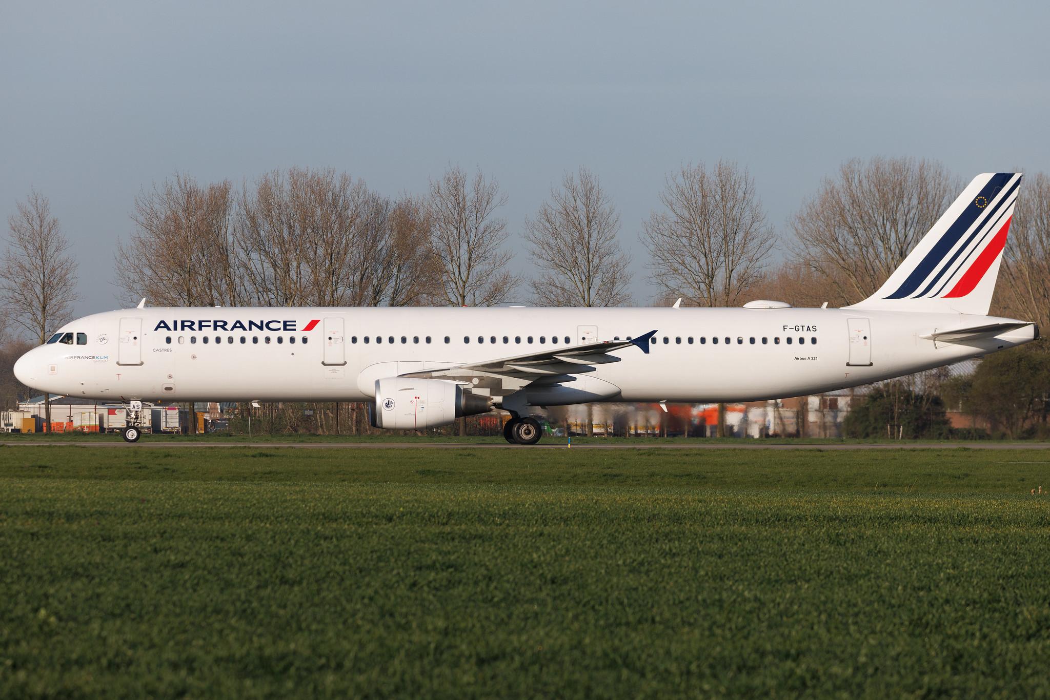 Amsterdam Schiphol: Air France (AF / AFR) | Airbus A321-212 A321 | F-GTAS | MSN 3419