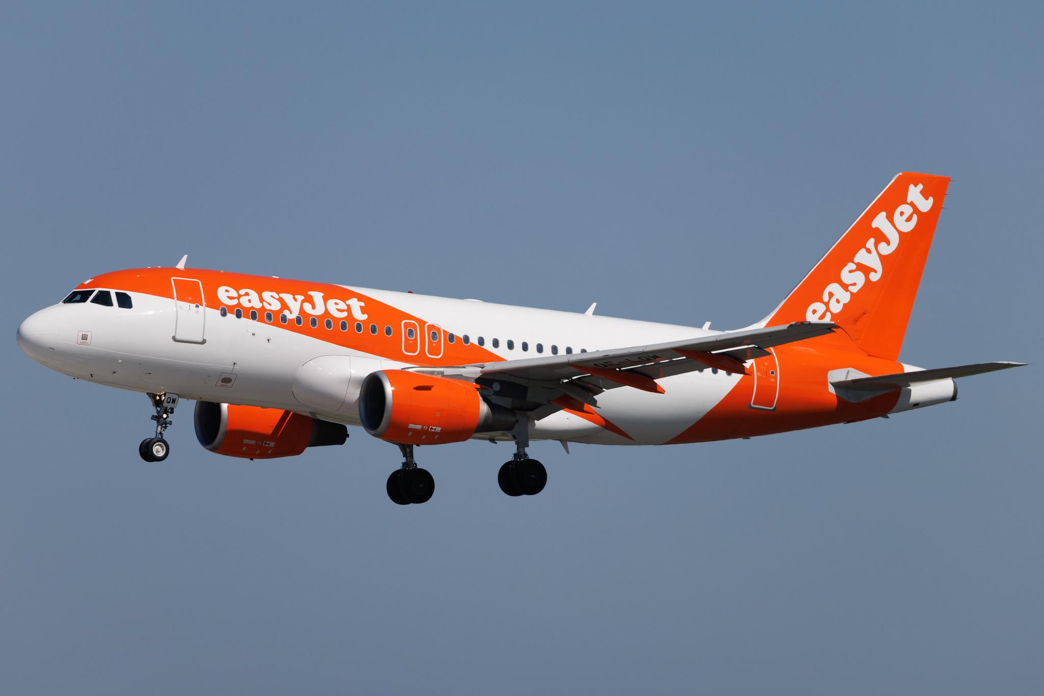 Flughafen Berlin Brandenburg: easyJet (U2 / EZY) | Operator: easyJet Europe | Airbus A319-111 A319 | OE-LQW | MSN 4129