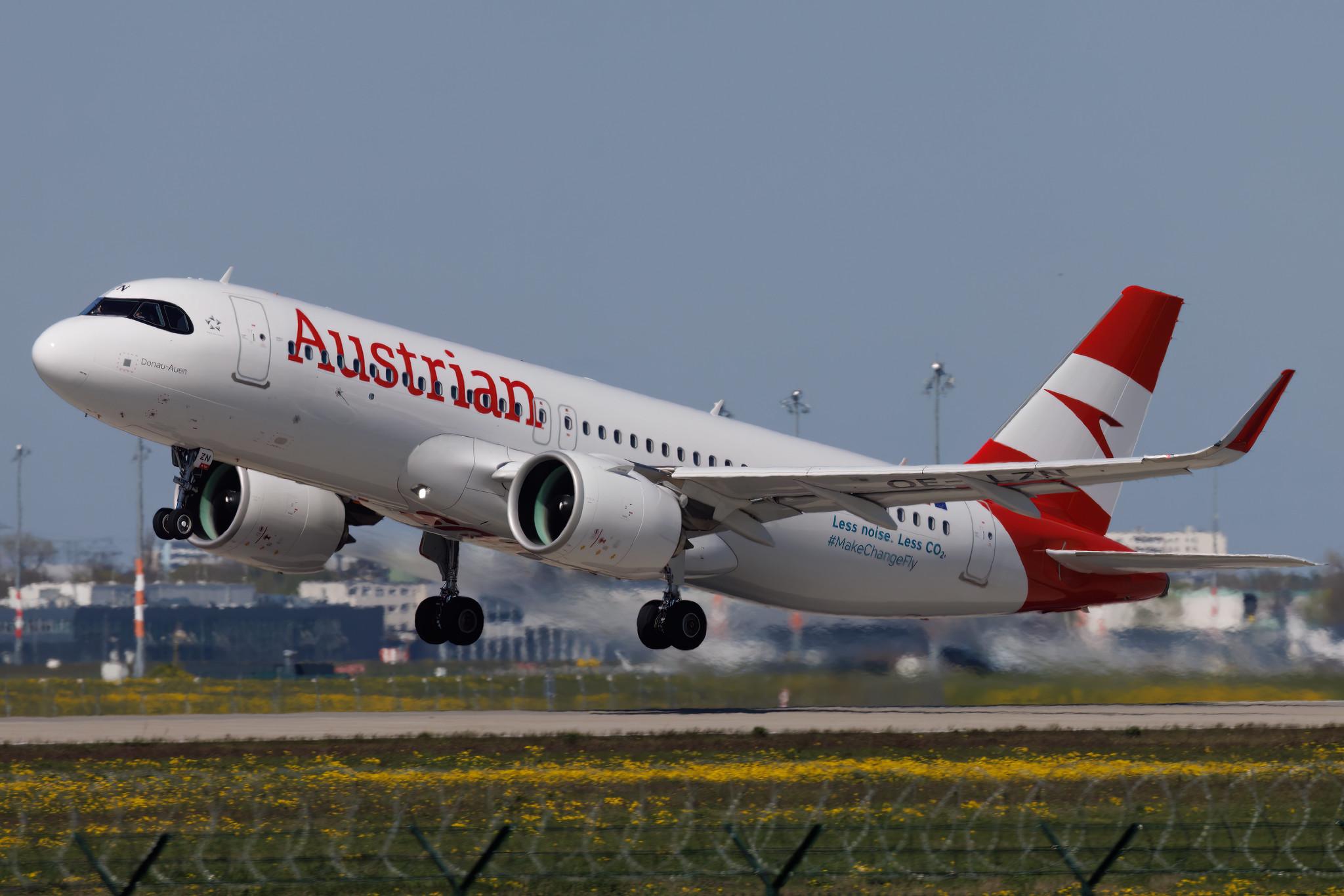 Flughafen Berlin Brandenburg: Austrian Airlines (OS / AUA) | Airbus A320-271N A20N | OE-LZN | MSN 10904