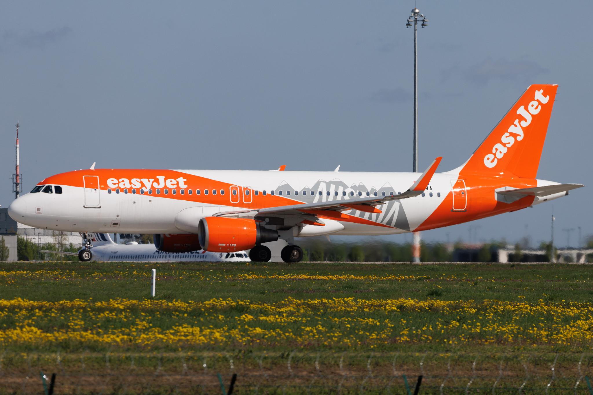 Flughafen Berlin Brandenburg: easyJet (U2 / EZY) | Livery: Austria Livery | Operator: easyJet Europe | Airbus A320-214 A320 | OE-IVA | MSN 6970