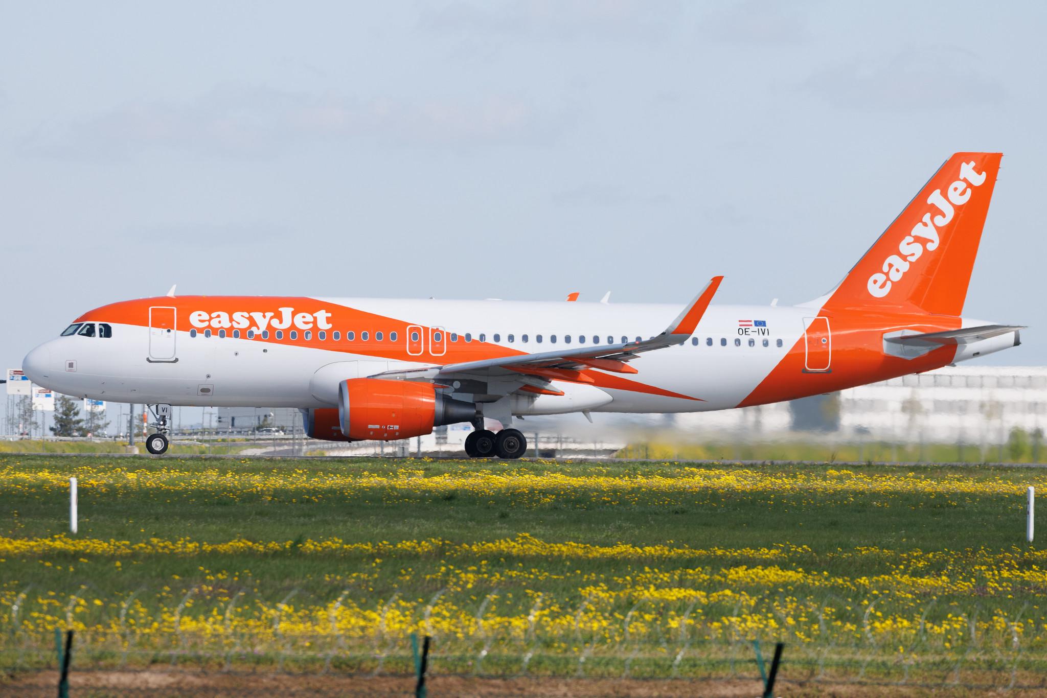 Flughafen Berlin Brandenburg: easyJet (U2 / EZY) | Operator: easyJet Europe |  Airbus A320-214 A320 | OE-IVI | MSN 7490