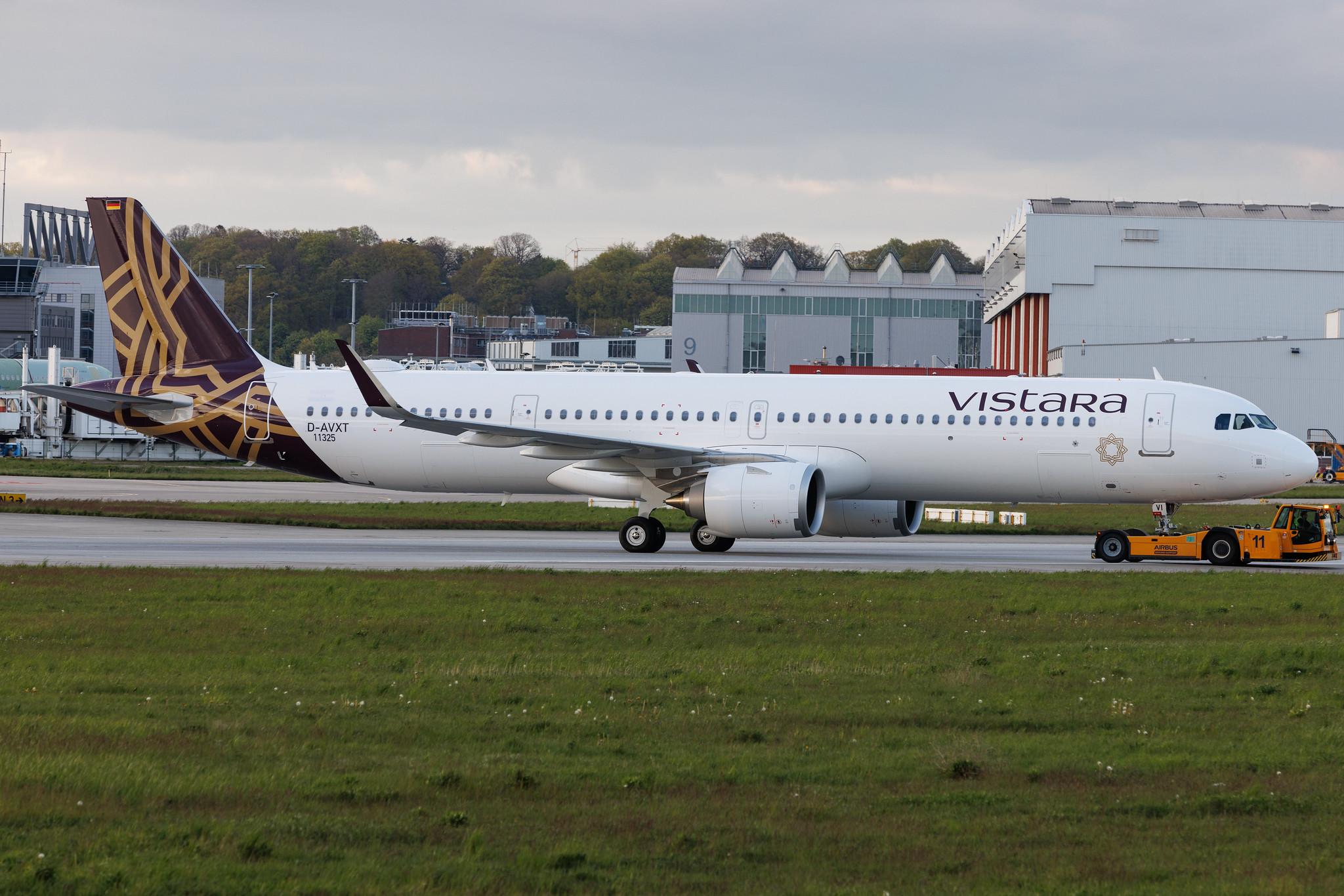 Hamburg Finkenwerder: Vistara (UK / VTI) | Airbus A321-251NX A21N | D-AVXT | VT-TVI | MSN 11325