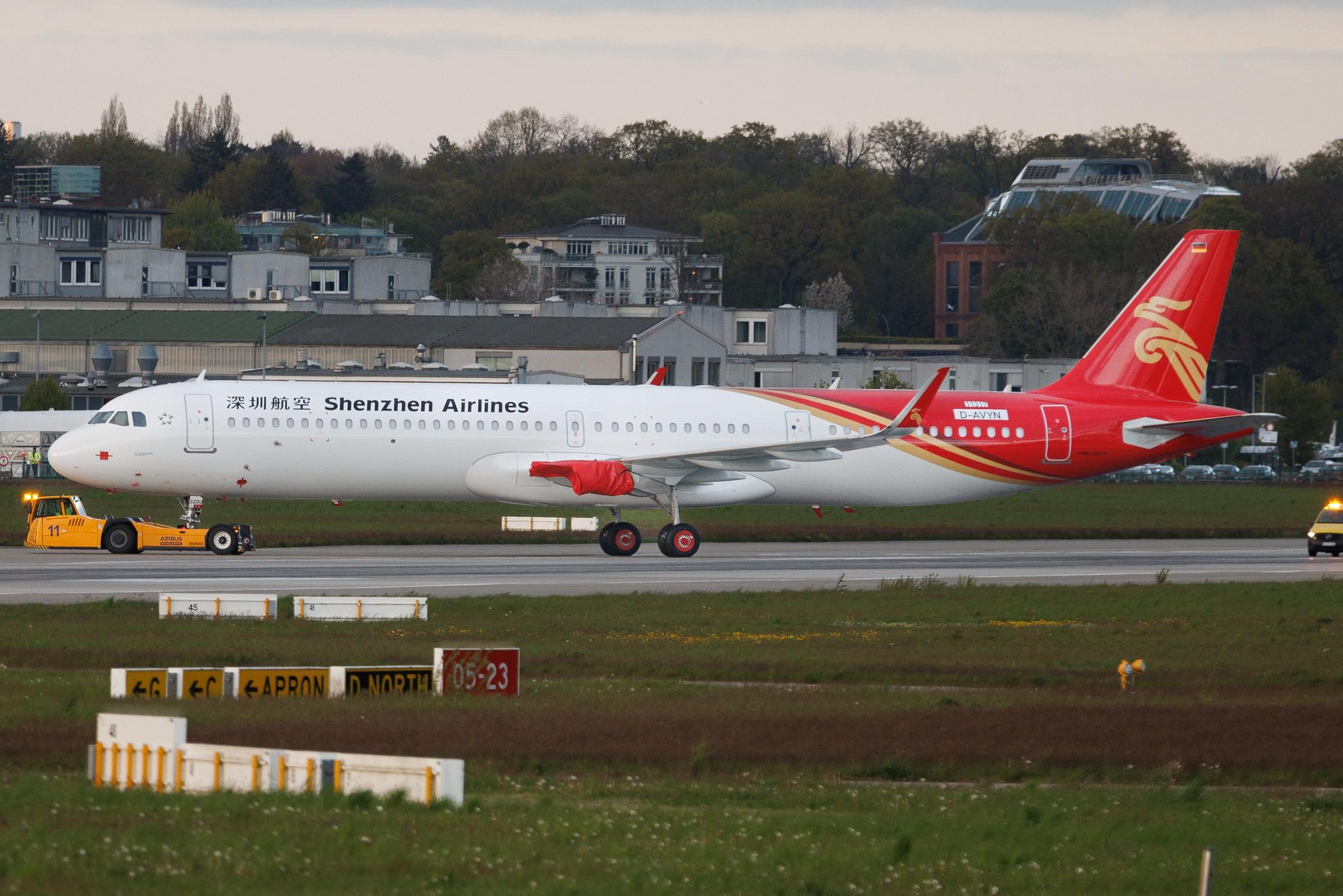Hamburg Finkenwerder: Shenzhen Airlines | Airbus A321-271NX A21N | D-AVYN | MSN 11317
