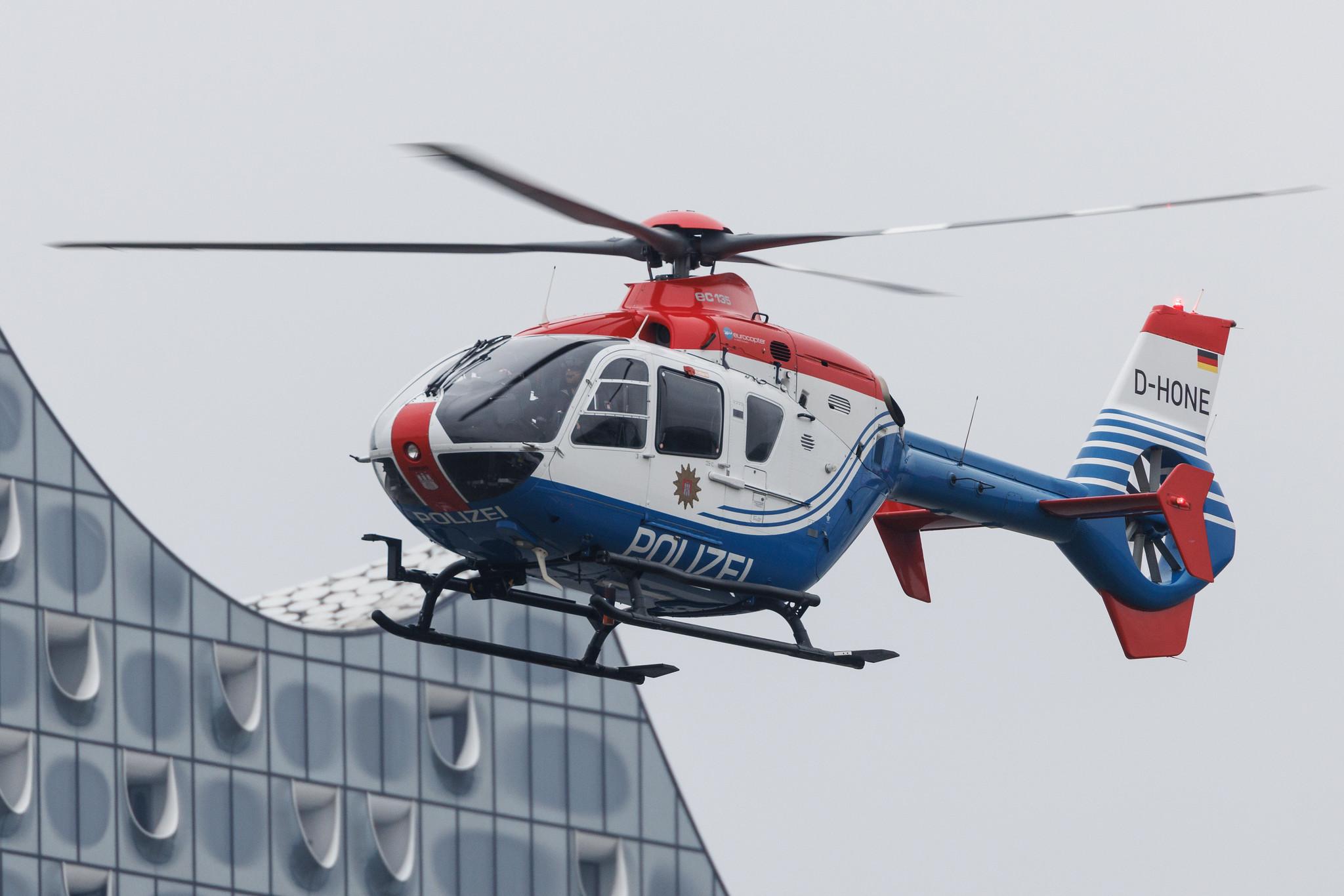 SOS Joint Rescue Operation: Polizei Hamburg | Airbus Helicopters H135 EC35 | D-HONE | MSN 0338