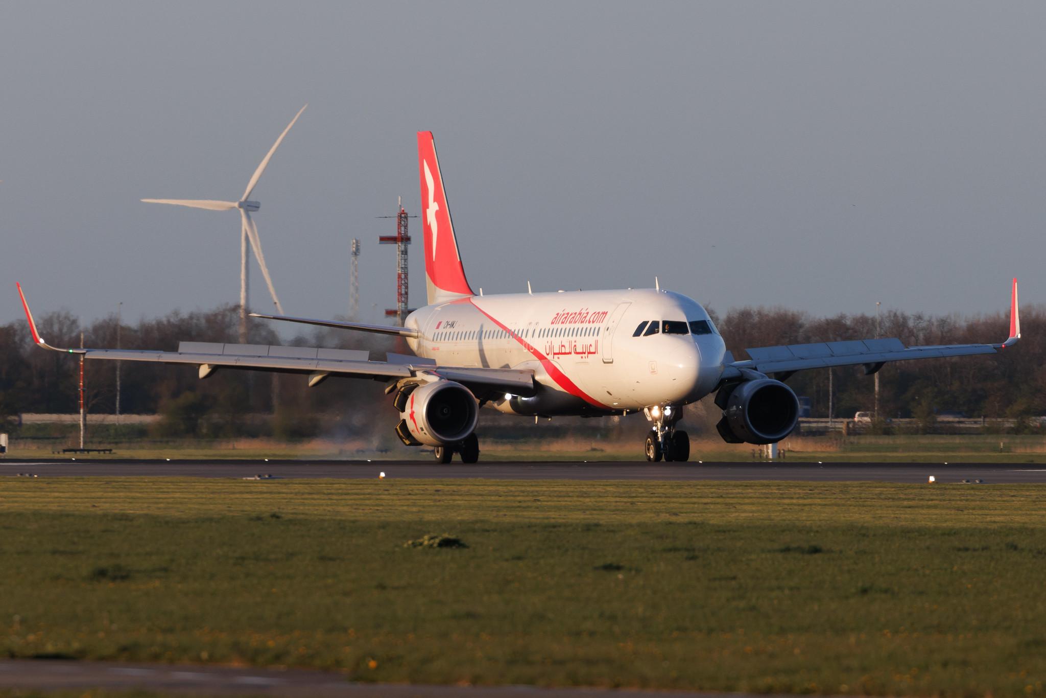 Amsterdam Schiphol: Air Arabia (G9 / ABY) | Operator: Air Arabia Maroc | Airbus A320-214 A320 | CN-NMJ | MSN 6896