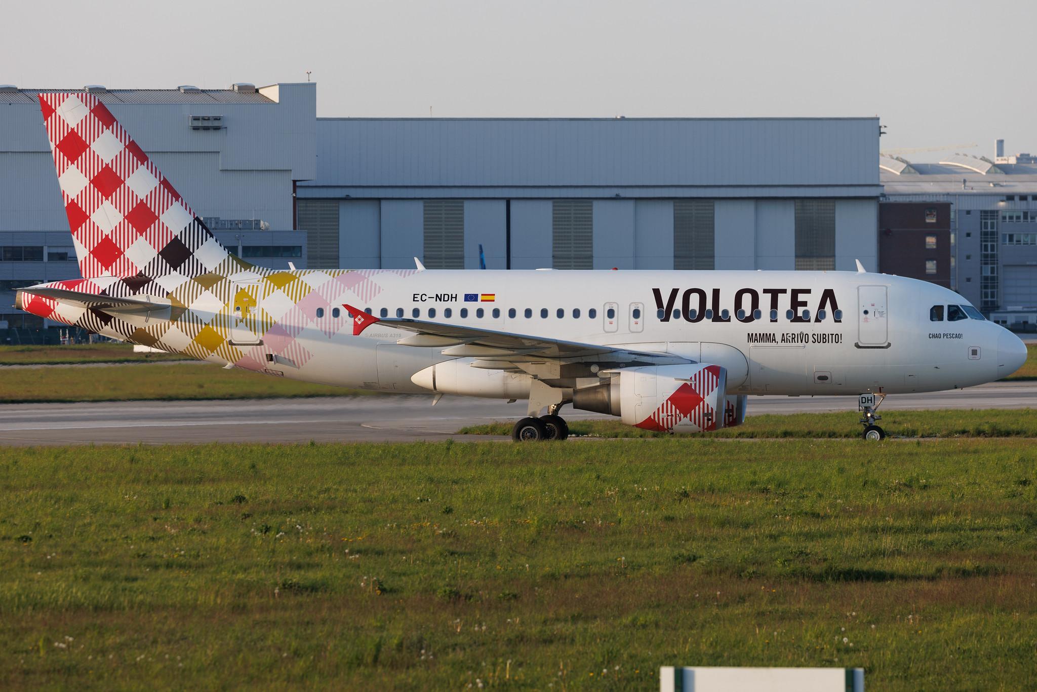 Hamburg Finkenwerder: Volotea (V7 / VOE) | Airbus A319-111 A319 | EC-NDH | MSN 03403