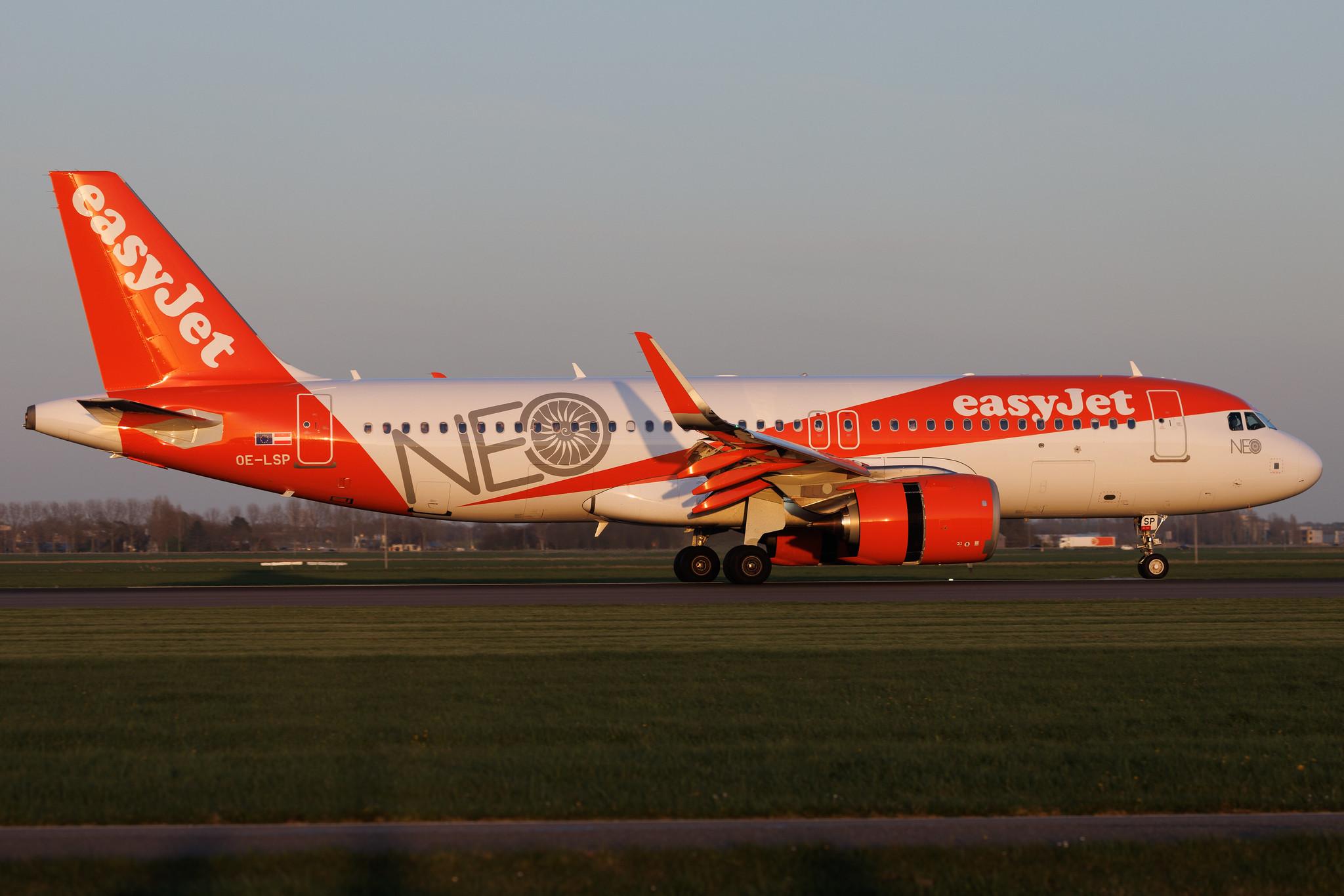 Amsterdam Schiphol: easyJet (U2 / EZY) | Livery: NEO Livery | Operator: easyJet Europe | Airbus A320-251N A20N | OE-LSP | MSN 11244