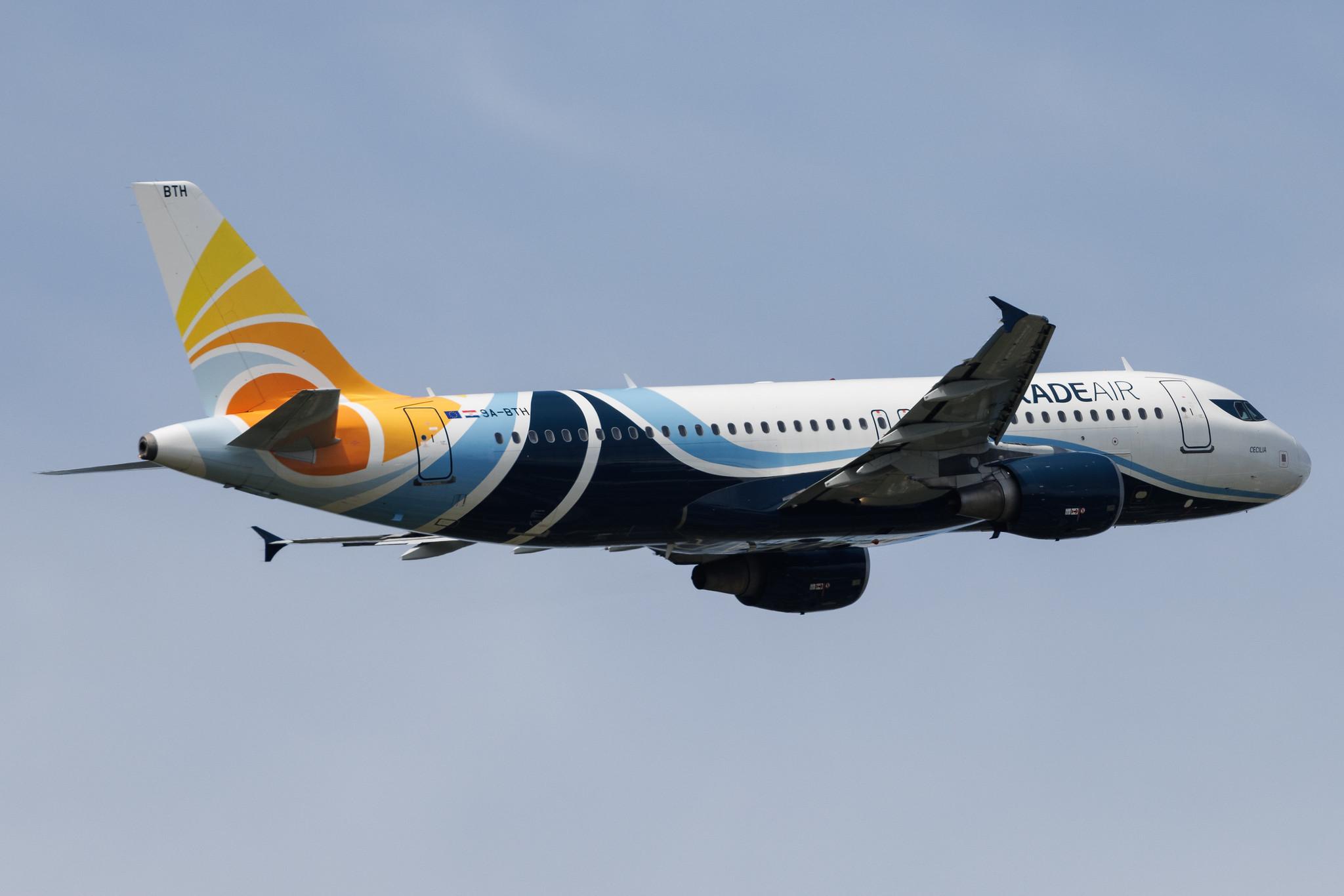 Hamburg Airport: Trade Air (C3 / TDR) | Airbus A320-214 A320 | 9A-BTH | MSN 1454