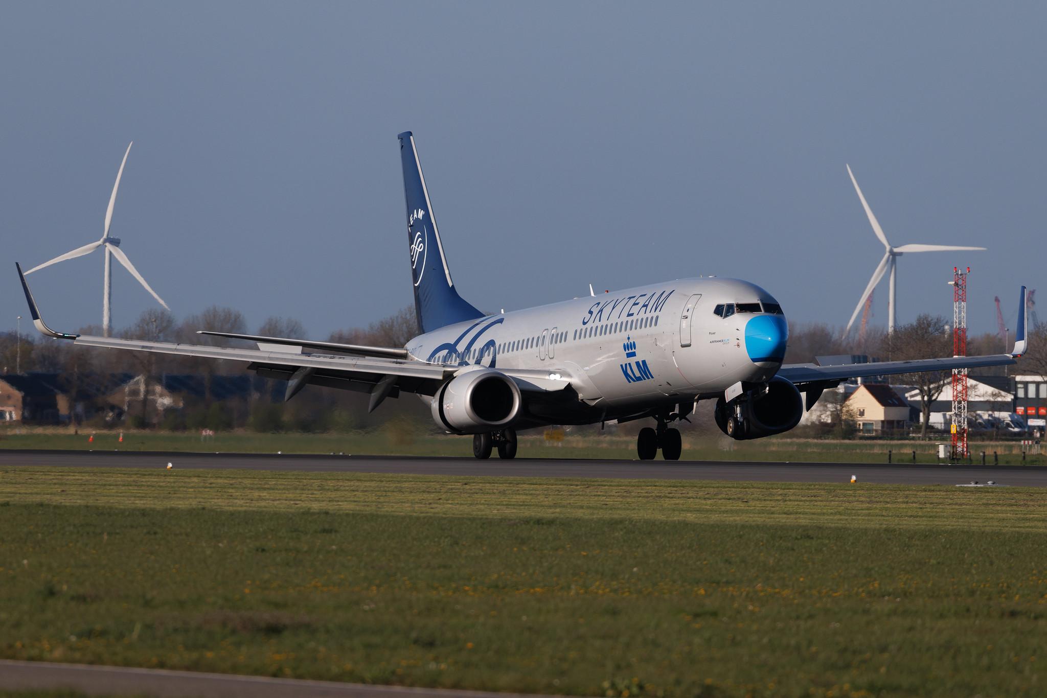 Amsterdam Schiphol: KLM (KL / KLM) | Livery: SkyTeam Livery | Boeing 737-9K2 B739 | PH-BXO | MSN 29599