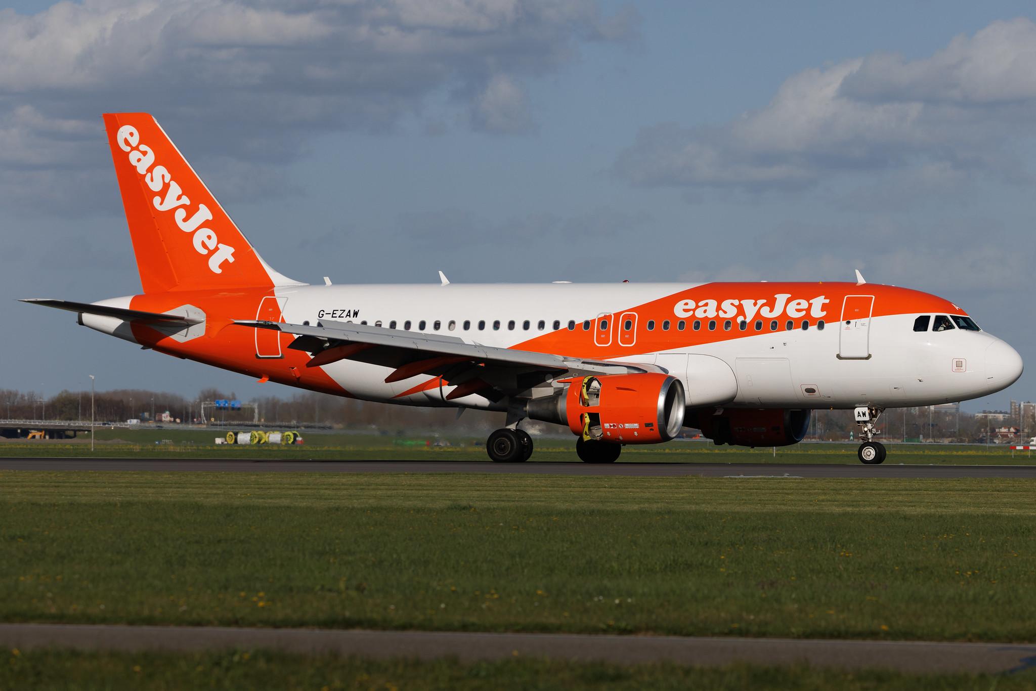 Amsterdam Schiphol: easyJet (U2 / EZY) | Airbus A319-111 A319 | G-EZAW | MSN 2812